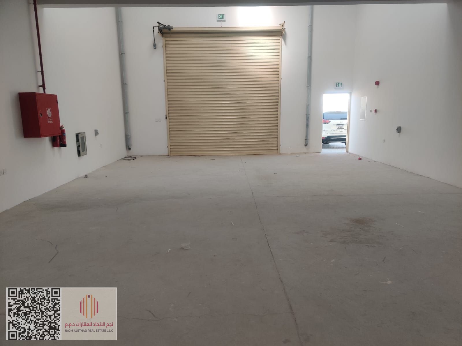 Warehouse for Annual Rent in Ajman – Al Jurf Industrial Area 2, in a prime location with easy access to main roads. The warehouse has a total area of
