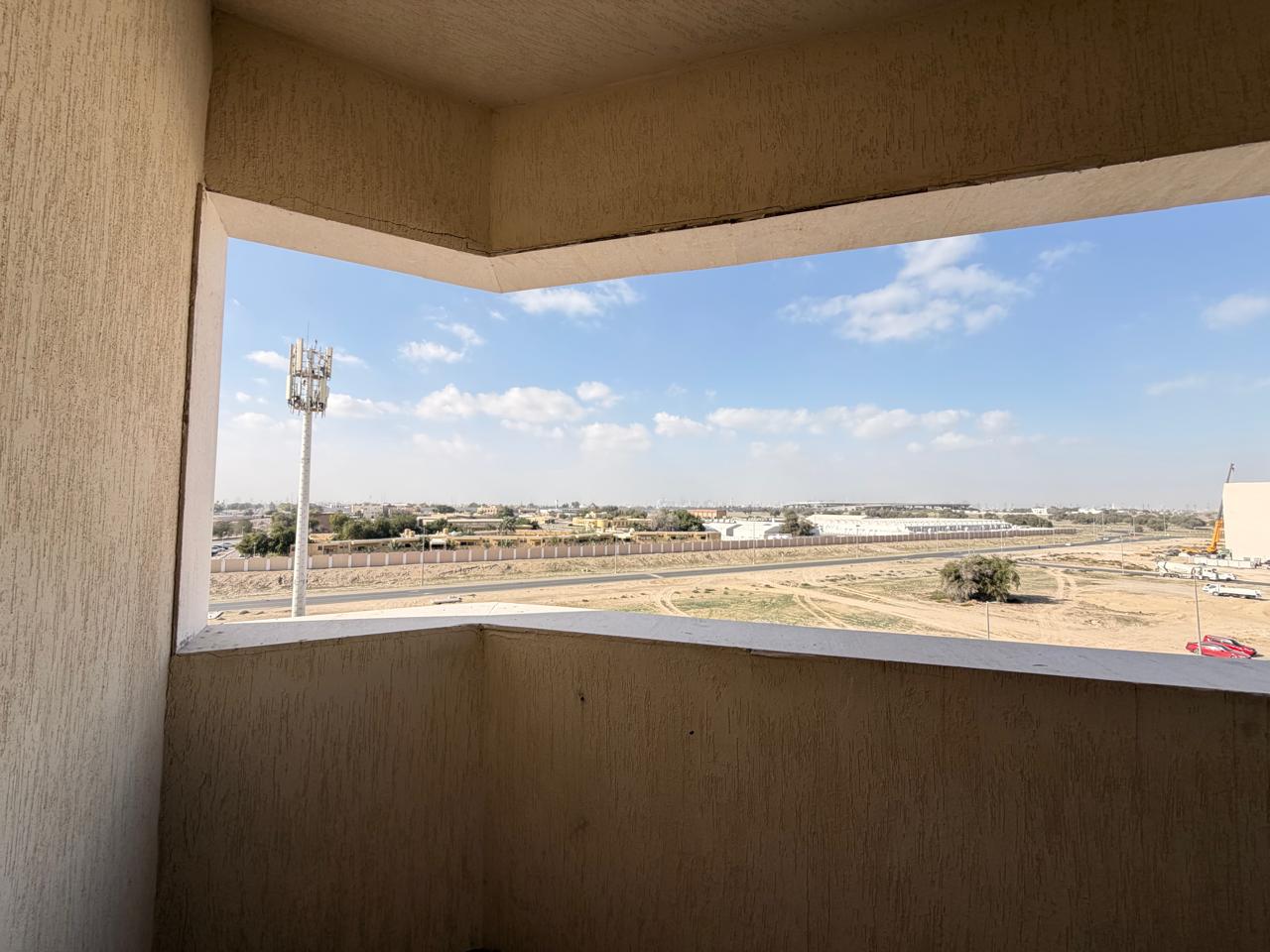 Like Brand new very specious 2_BR appartment < with balcony only 54k open View > close to al zahia Mosque al jada outside
