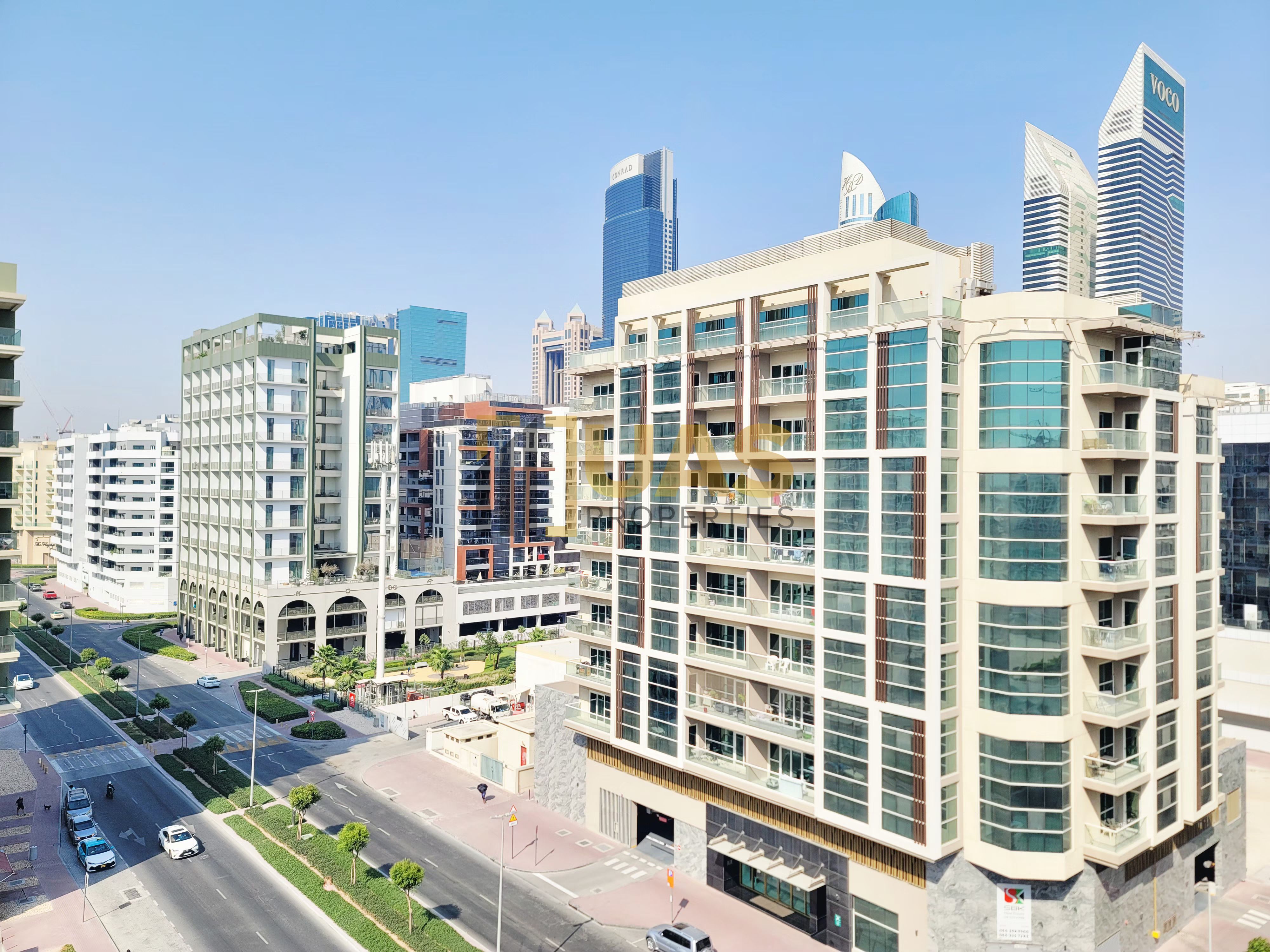 Lavish 2bhk with gym pool parking free near to Metro station new building