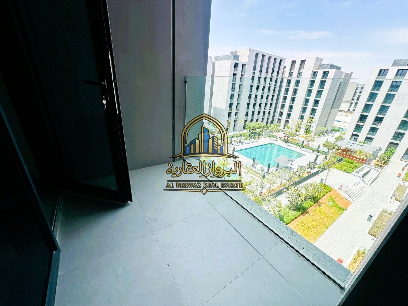 Luxury 1BHK with Pool View Balcony for Rent in Tiraz 2 Aljada | 65K