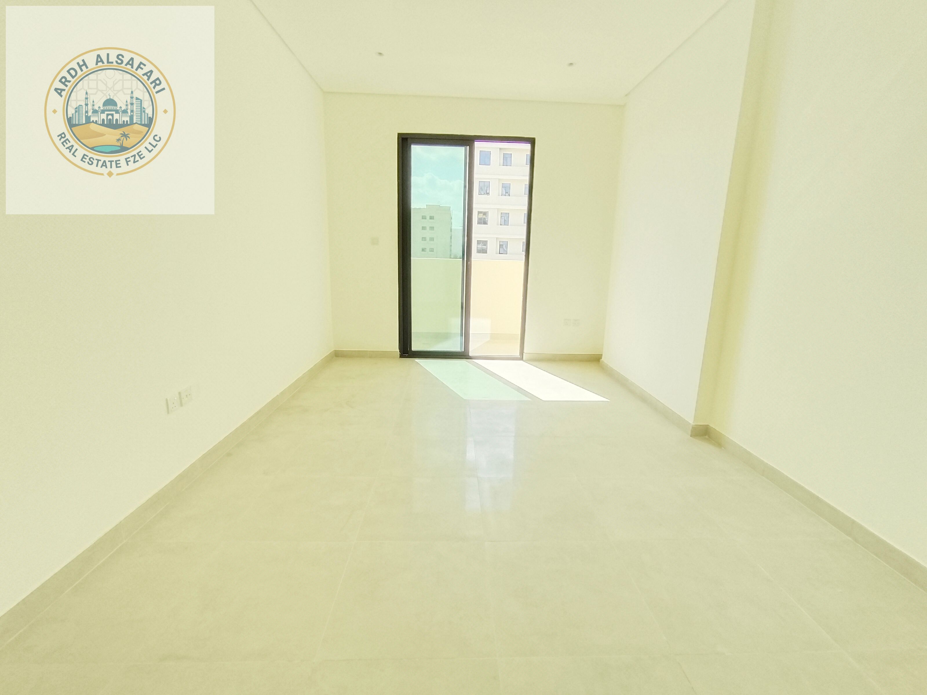 12 cheque payment easy to pay brand new building spacious apartment 1bhk for family with balcony, with wardrobe at a prime location