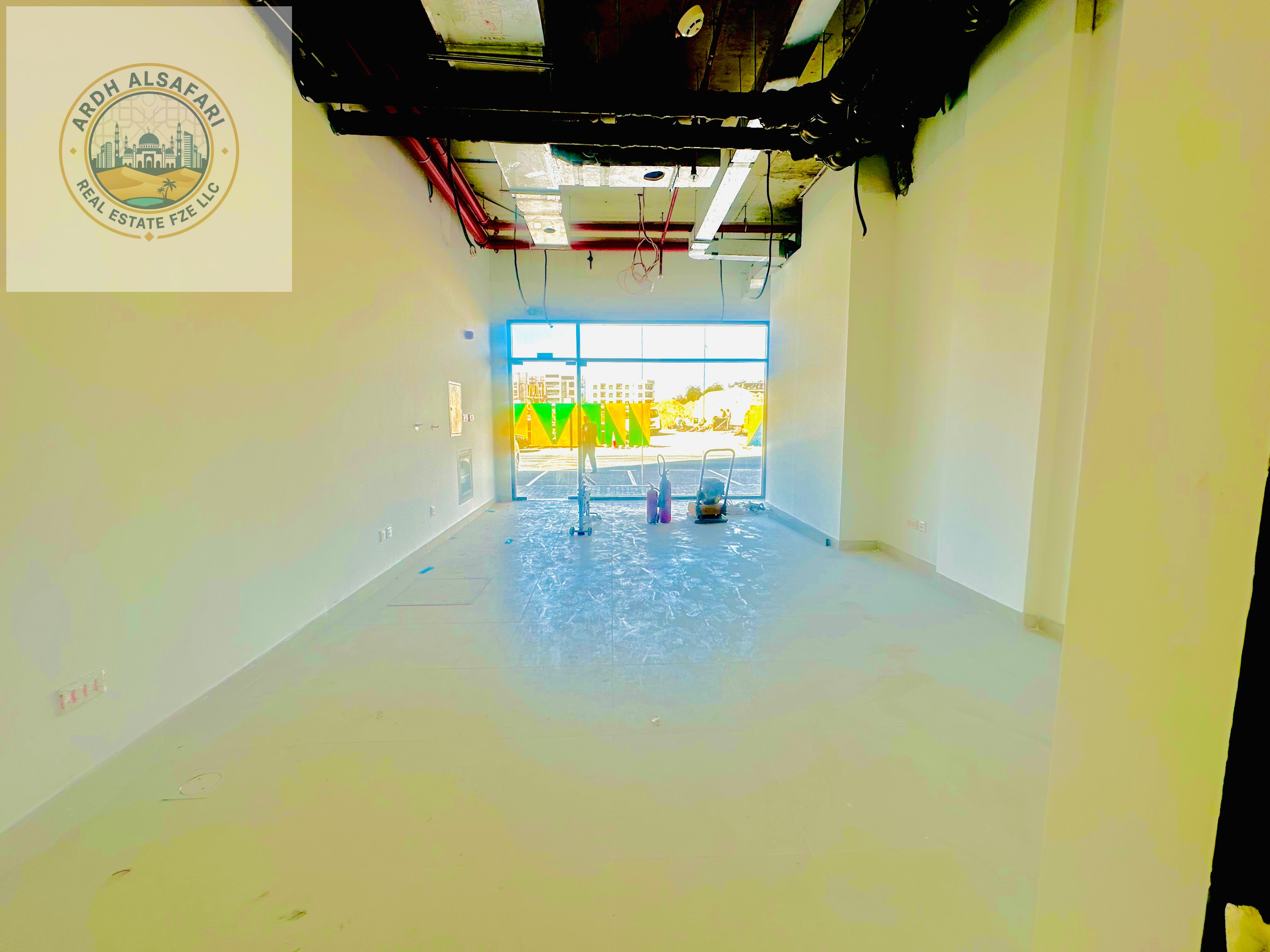 Spacious shop available brand new at prime location falaxibal payments plan ready plan with bath