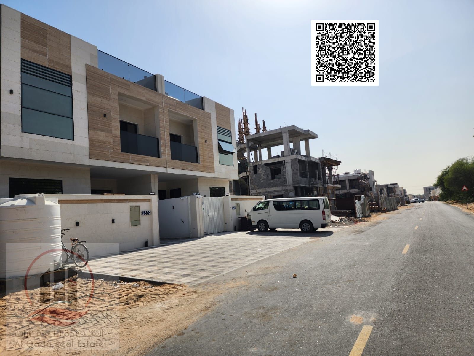 For sale, a villa in Ajman Al Helio, 5 master rooms, a Majles room, a hall, and a maid’s room, freehold for all nationalities, Installment with out do
