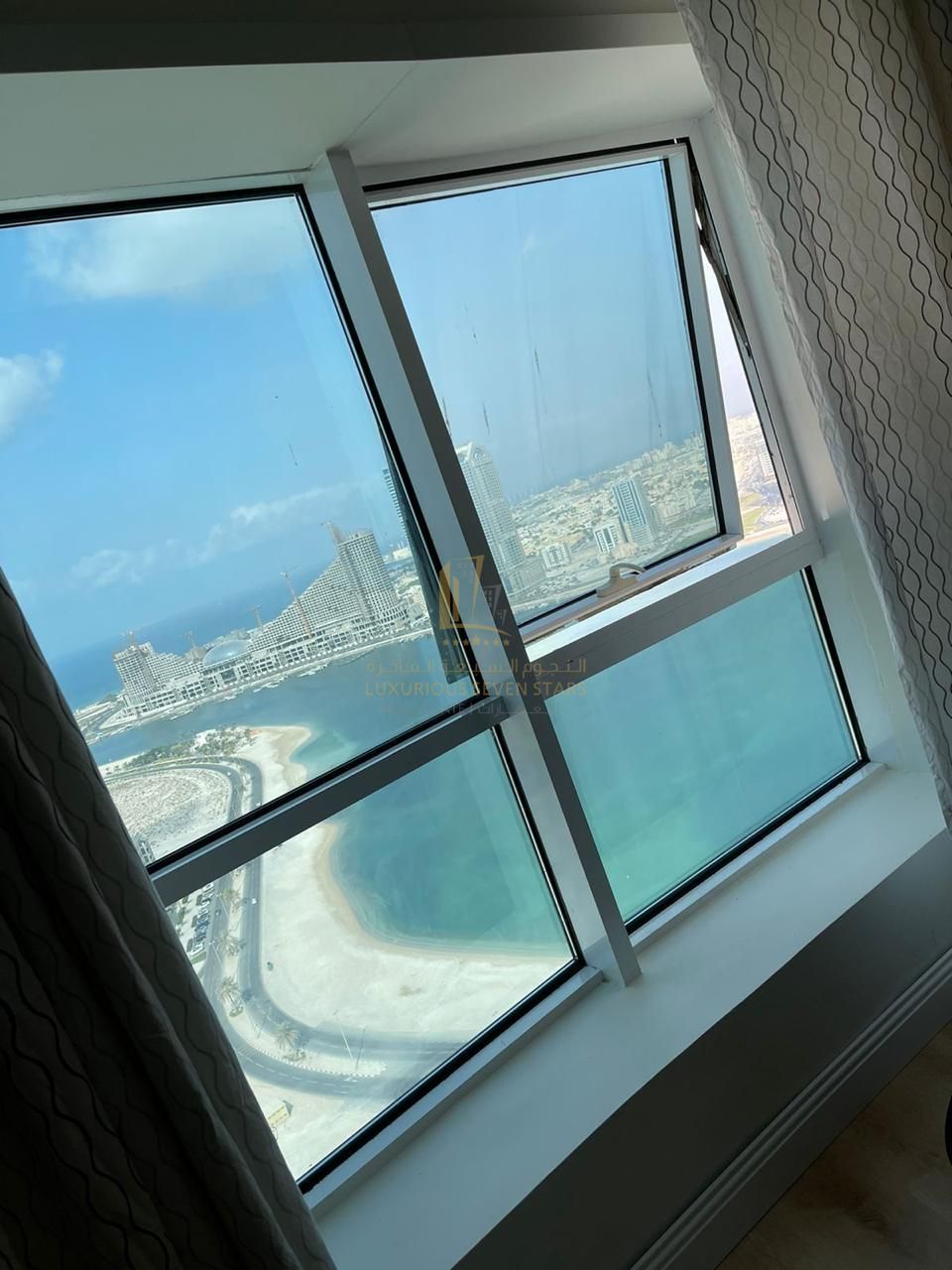 For Sale 3-Bedroom Apartment with Living Room in Al Sundus Tower – Partial Sea View