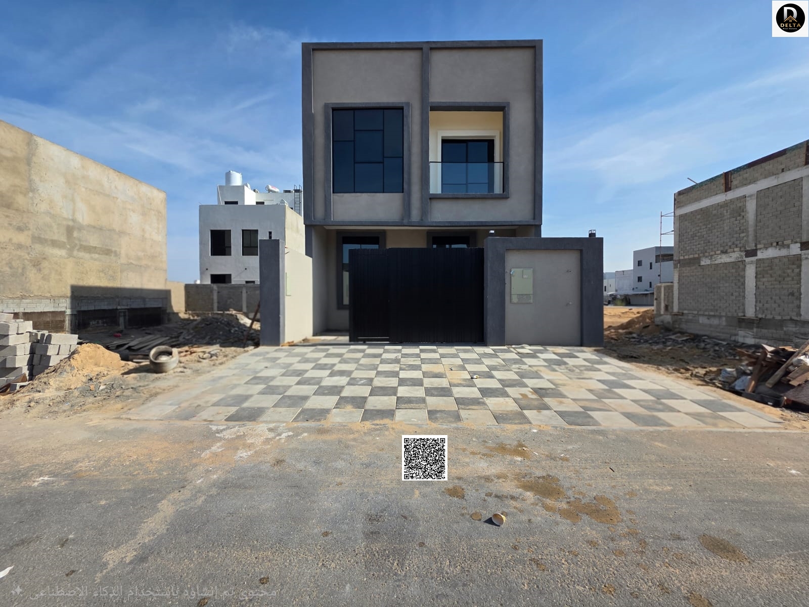 A golden opportunity to own a two-story villa with a rooftop, featuring a modern design and custom finishing, at an attractive price including air con