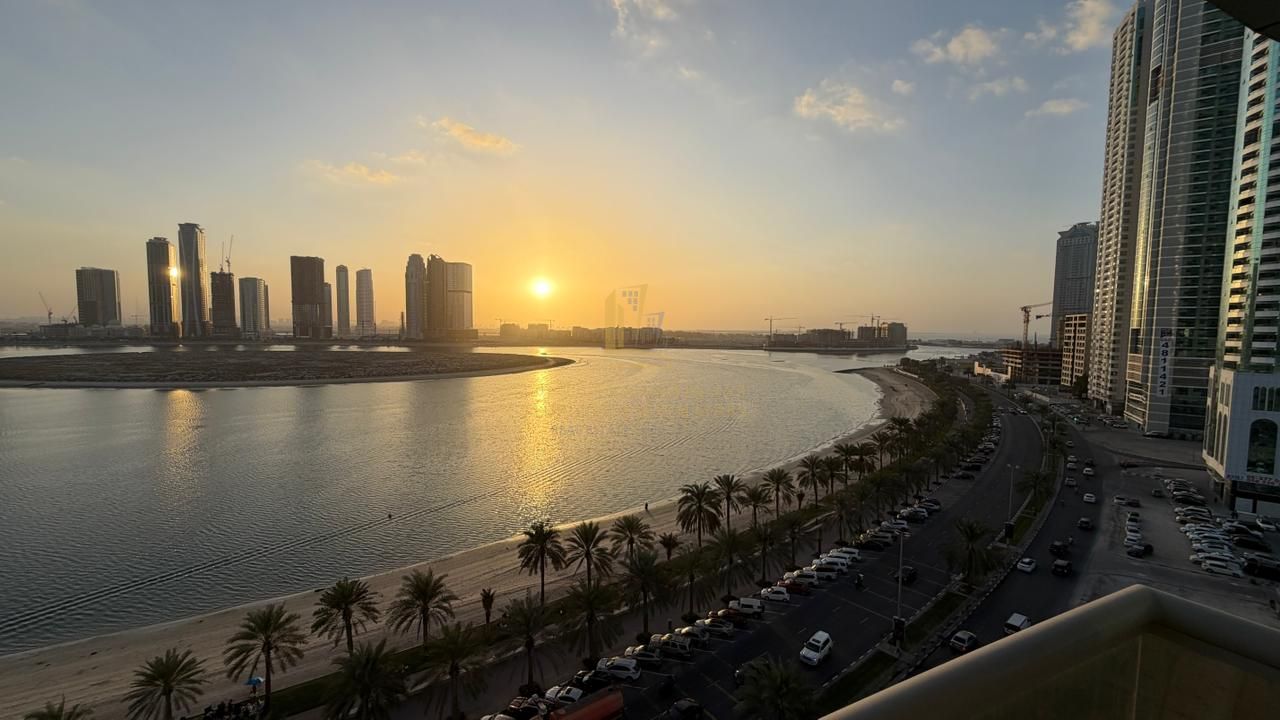 Sea View Apartment for Sale in a Luxury Tower – First Row on Al Khan Lake