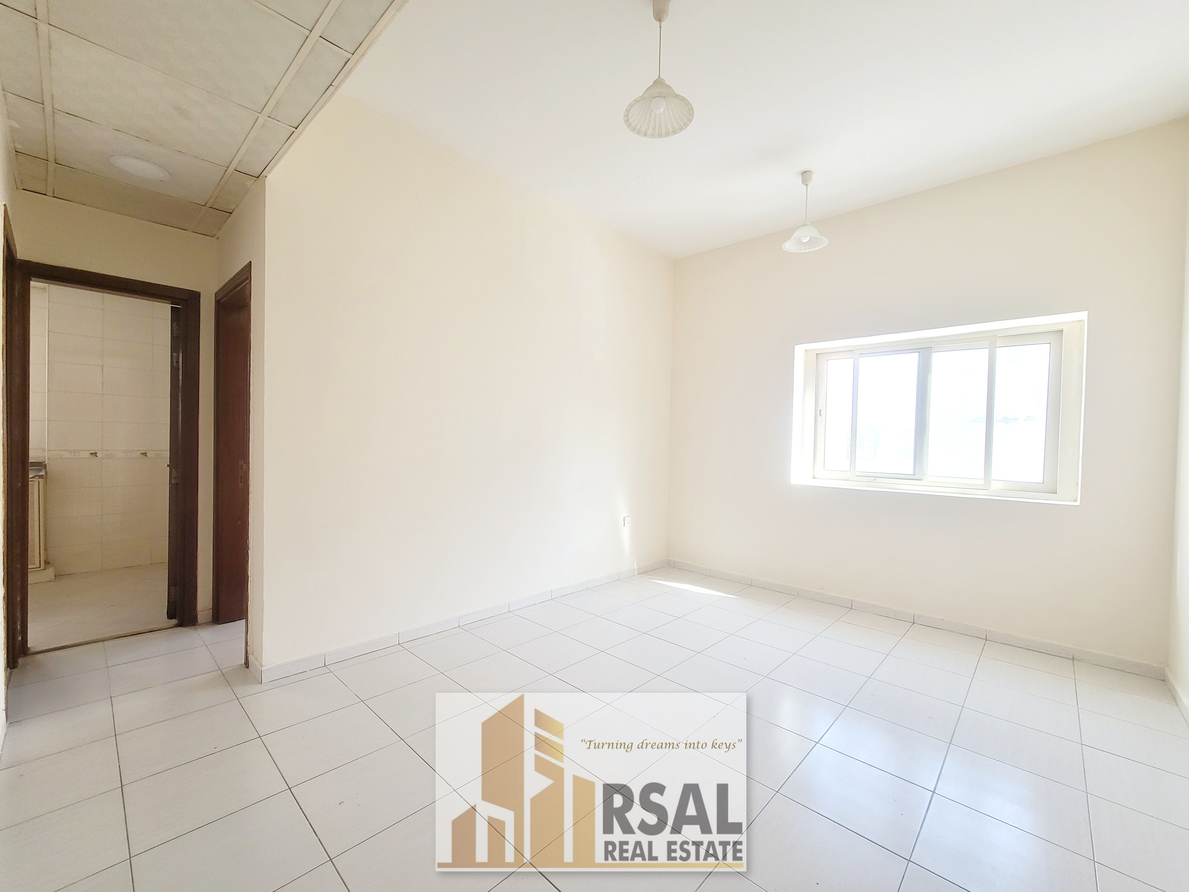 1 Bedroom Hall for family// no deposit Cash// Close to Muwailah Park// prime location// Ready to move