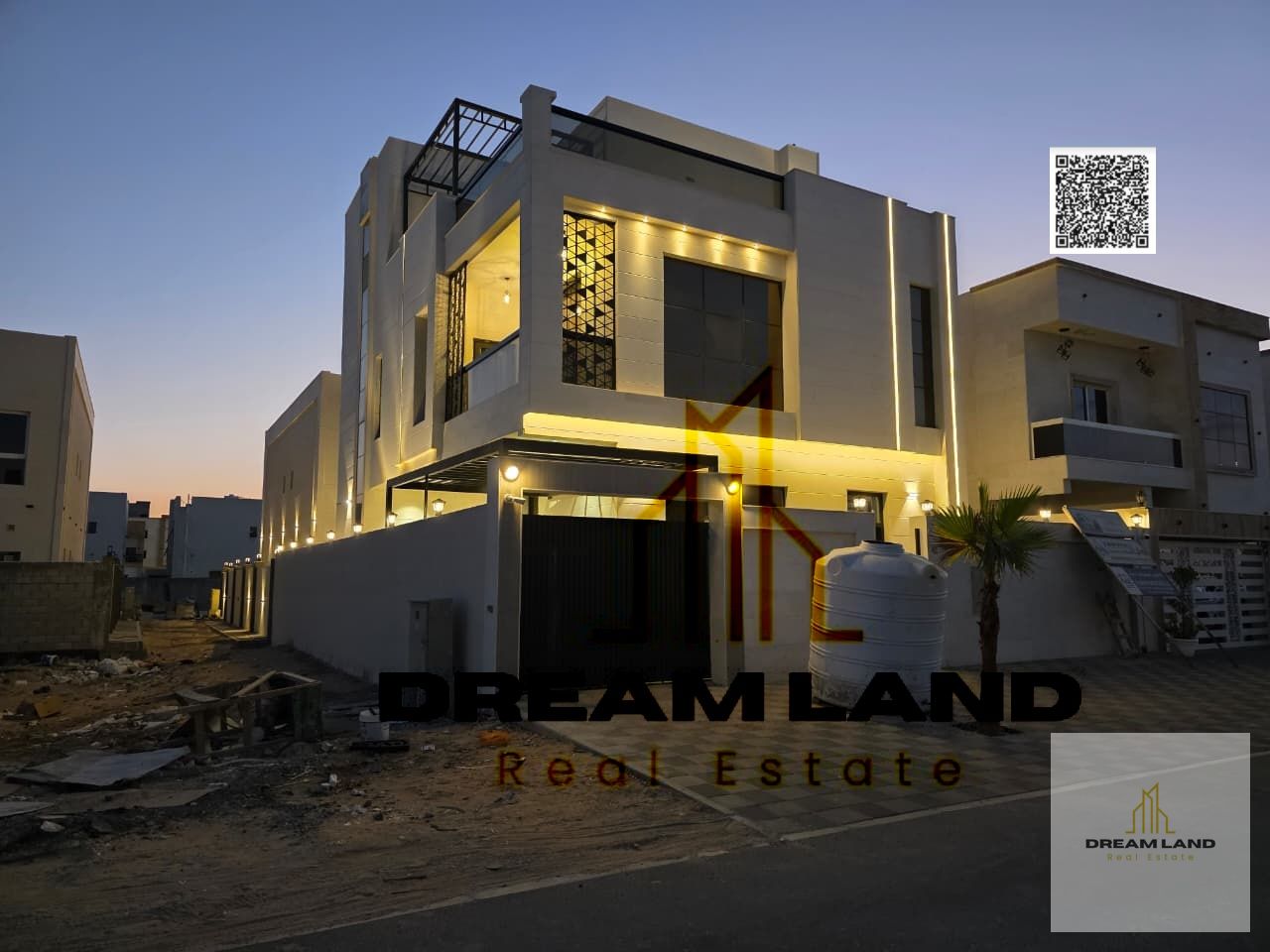 Including registration fees, water, elc, and AC, Amazing huge villa consists of 7 master bedrooms with built in wardrobes and rooftop, now for sale