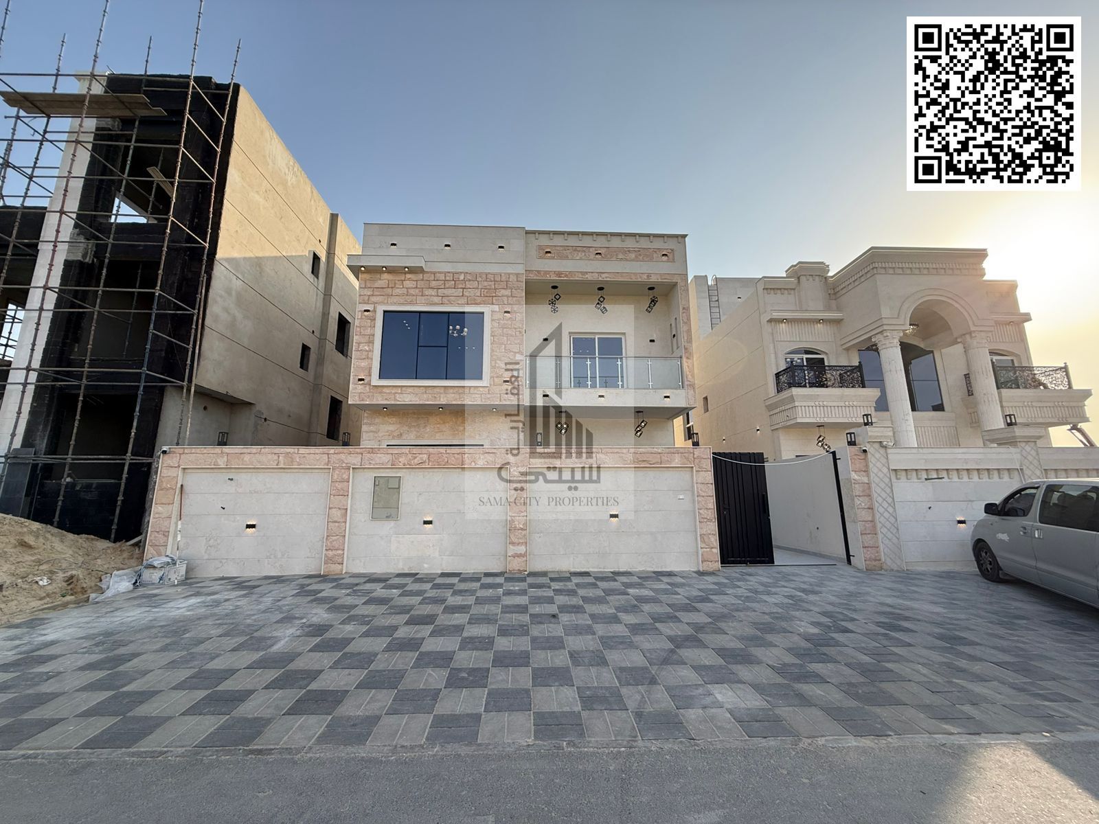 For sale: Super deluxe villa in Al-Haliyo 2 area, fees included, freehold ownership for all nationalities.