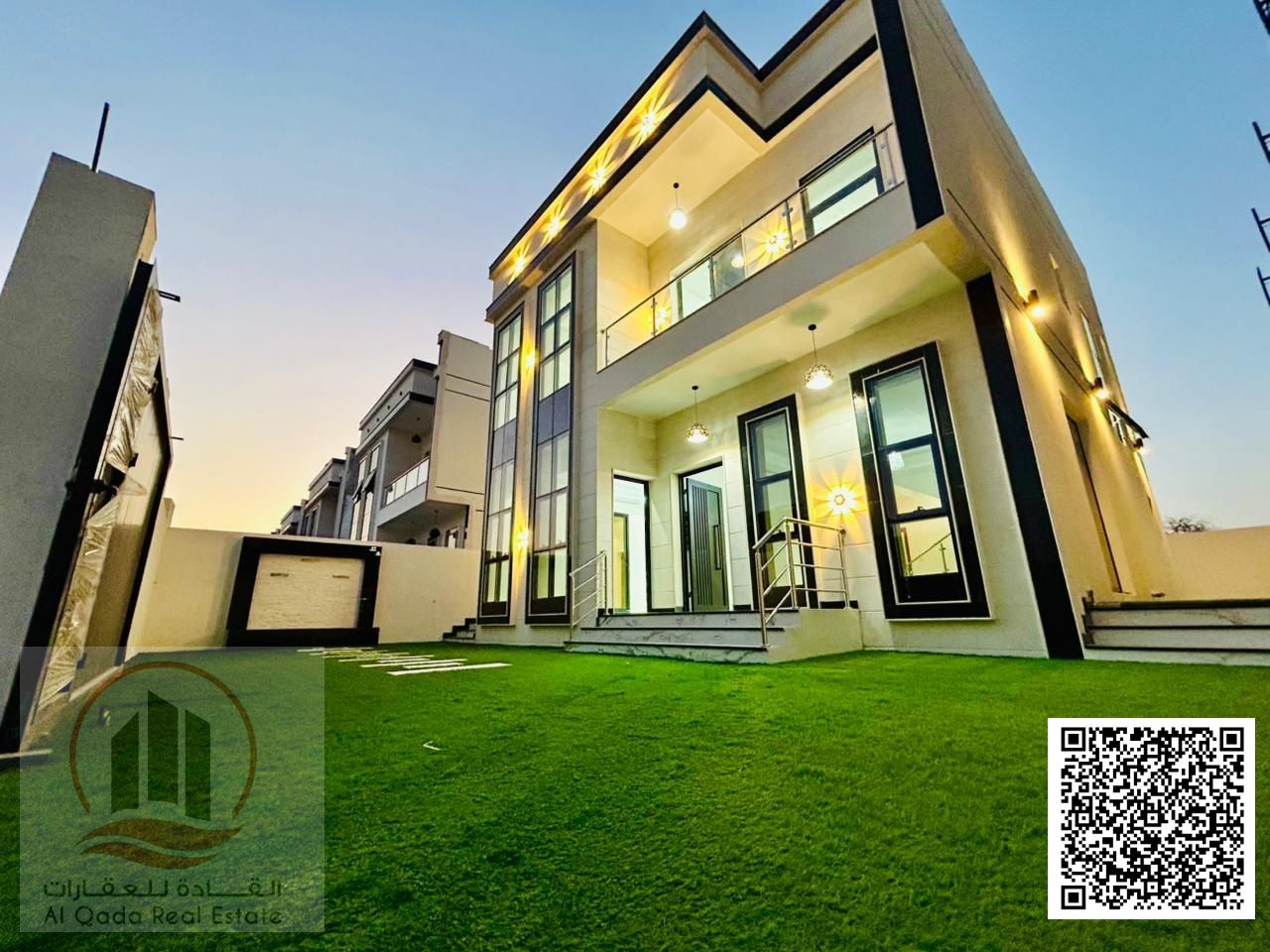 3-bedroom villa with a large yard, fully centralized air conditioning, price including registration fees