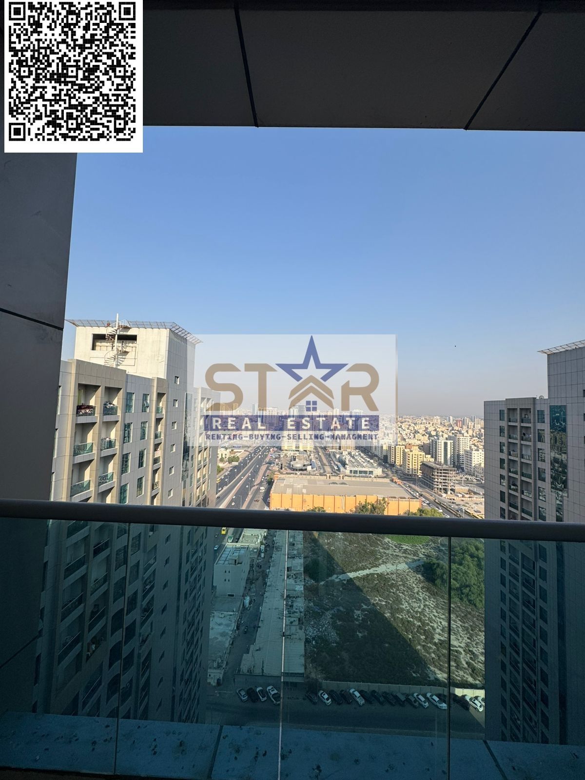 Two bedrooms and a living room for annual rent in Ajman, Al Seety Tower, large spaces