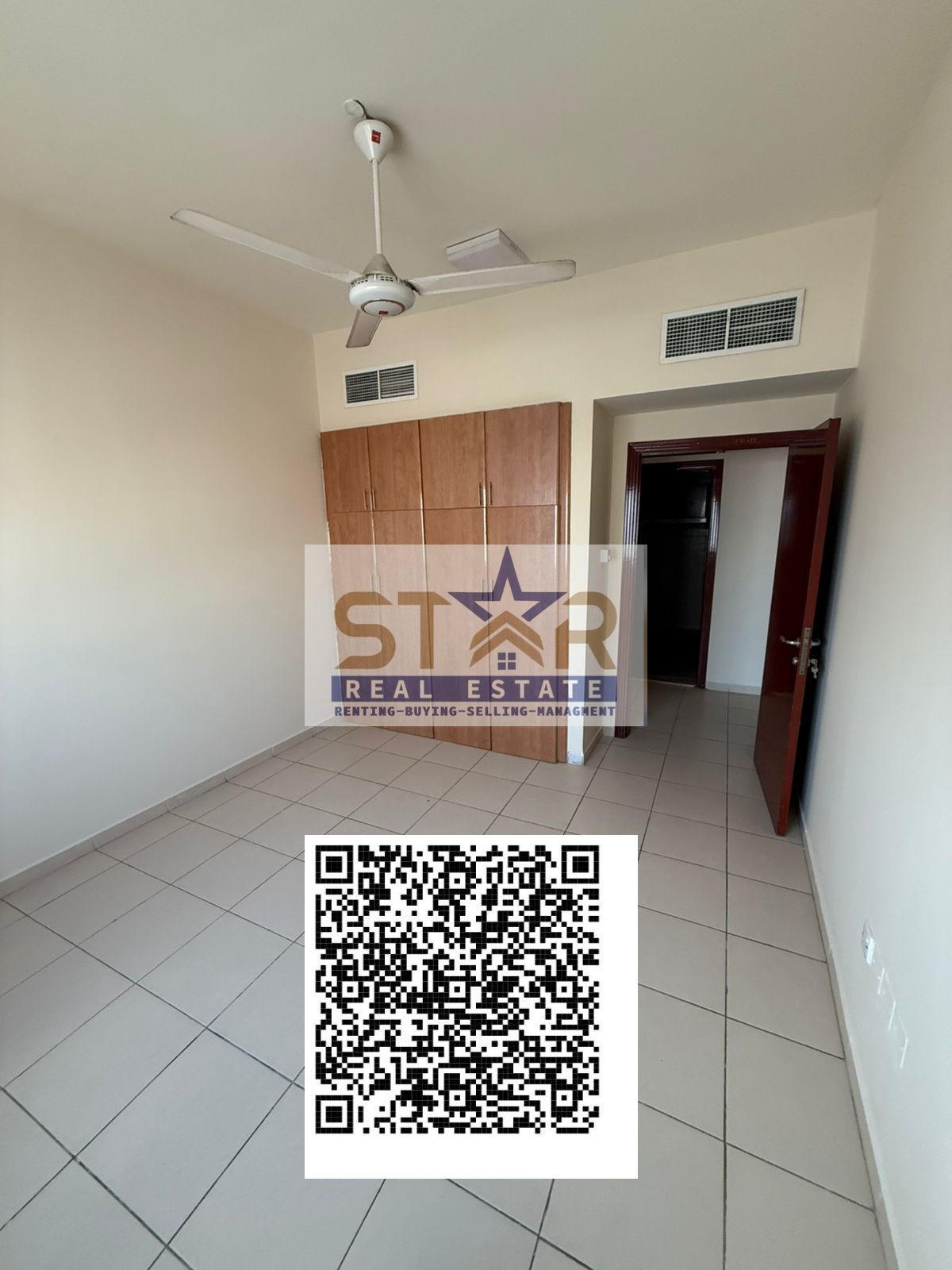 The largest two-bedroom apartment with a living room in Ajman