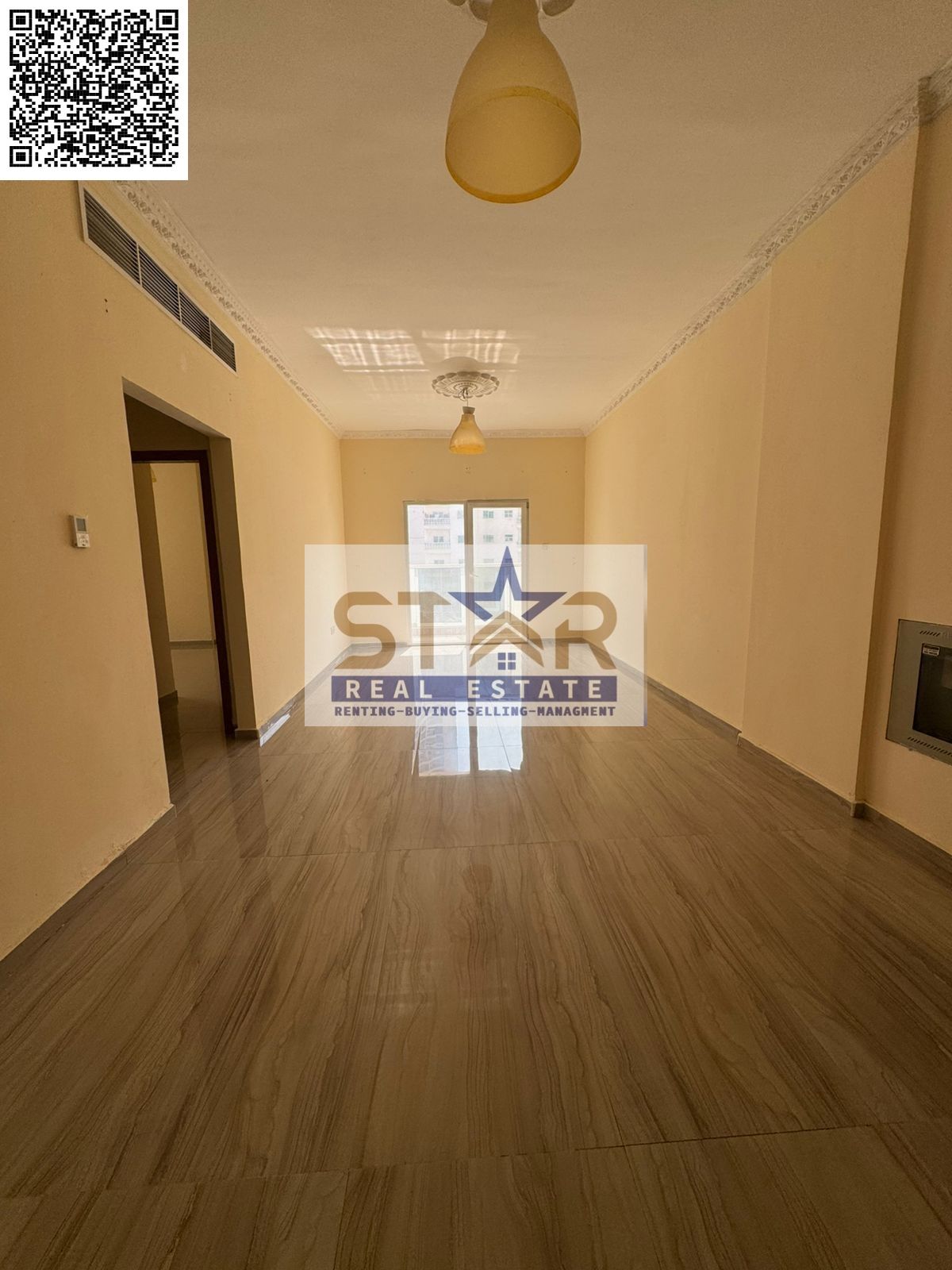 One bedroom and a living room for annual rent, best finishes and largest area