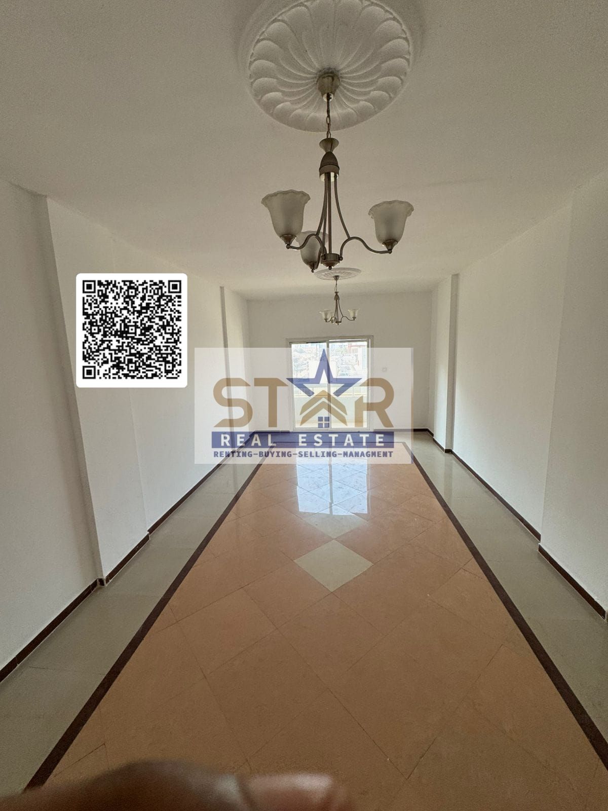 Ajman Al Nuaimiya 2 for annual rent in Ajman ((Central air conditioning))) Two bedrooms, a hall, two bathrooms, and a balcony Super deluxe finishin