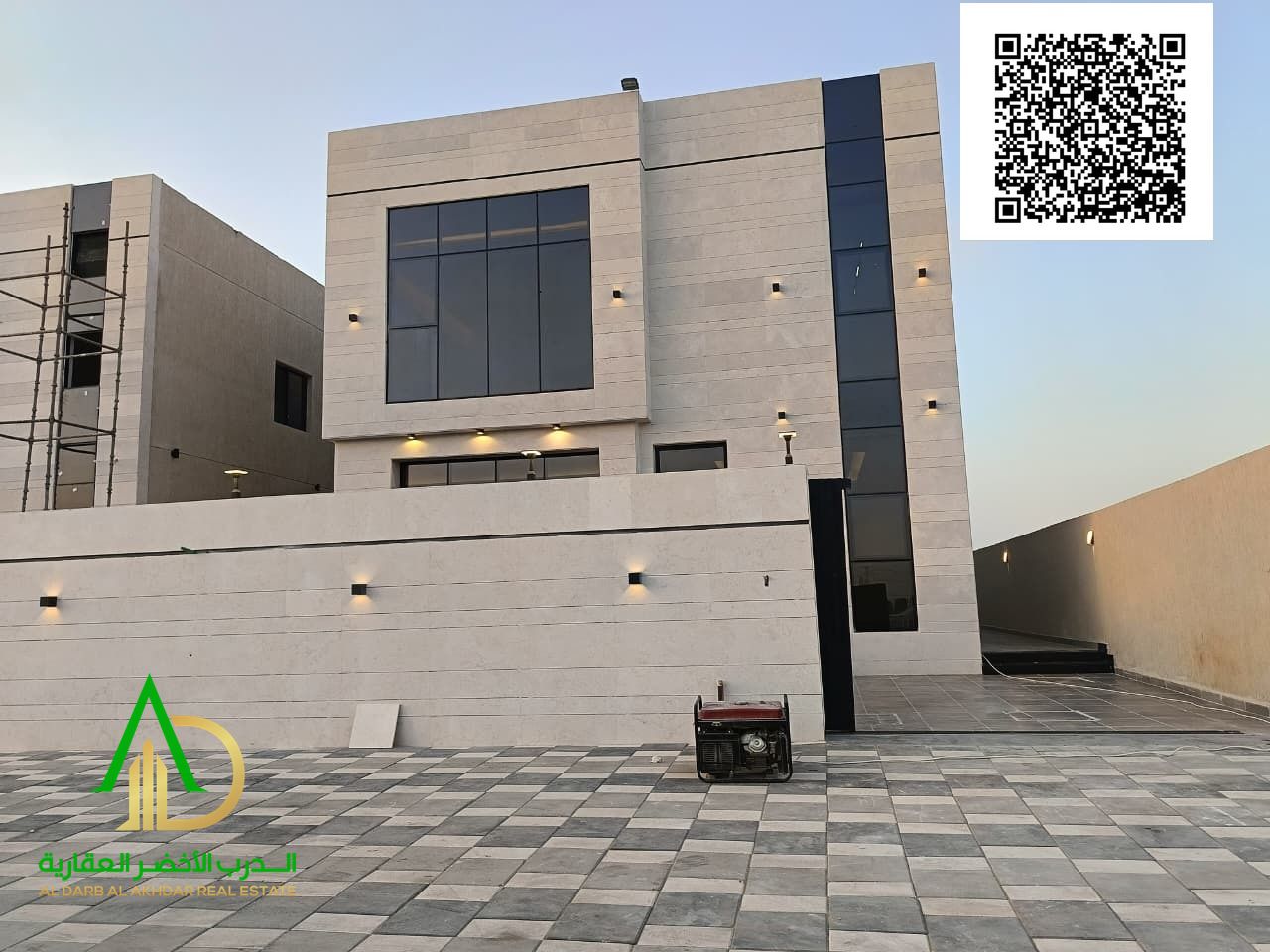 Owning a villa ready to live in Ajman, Al Zahia area, one of the best, quiet and sought-after residential areas with a modern design, high-quality fin