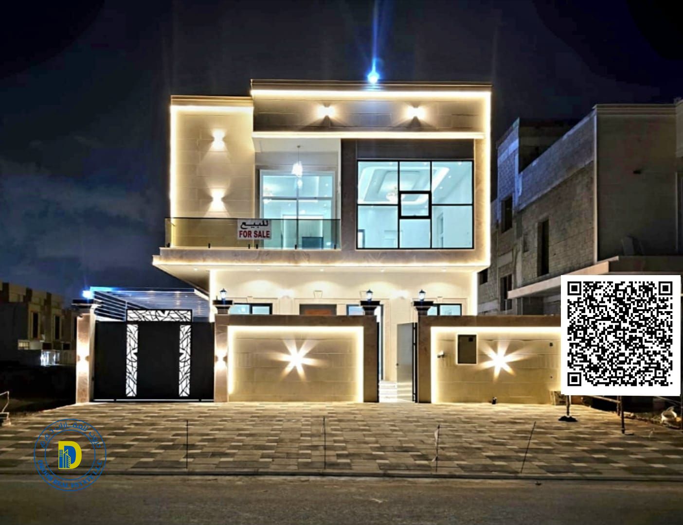 Own a luxury villa for the same price as your rent. 5 bedrooms, freehold ownership in Al-Haliyo 2, including registration fees, with a small down paym
