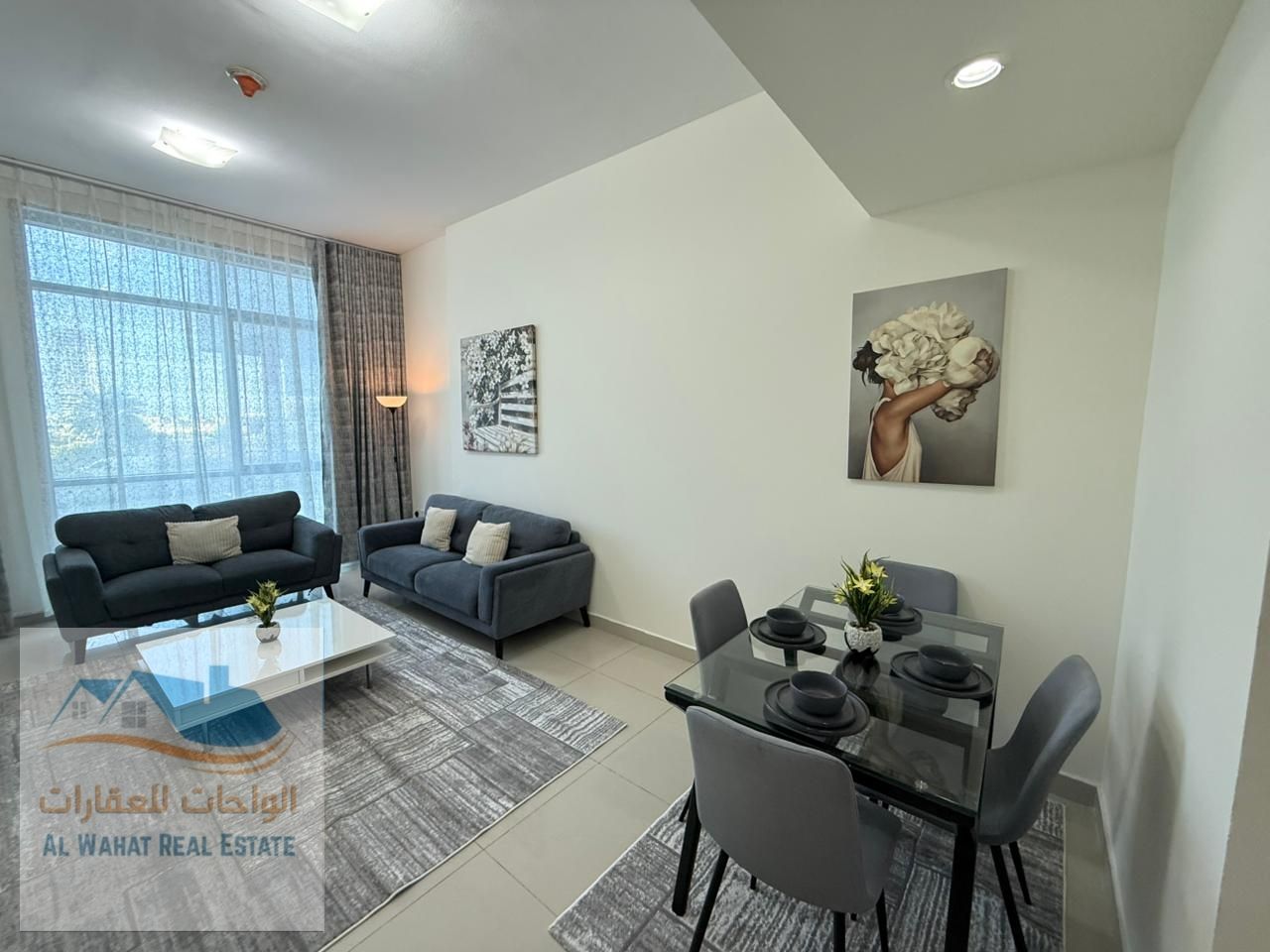 Furnished One-Bedroom Apartment for Monthly Rent – Ajman Corniche (First Occupancy) Al Nakheel 2 – Etihad Tower Opposite Bahi Ajman Pa