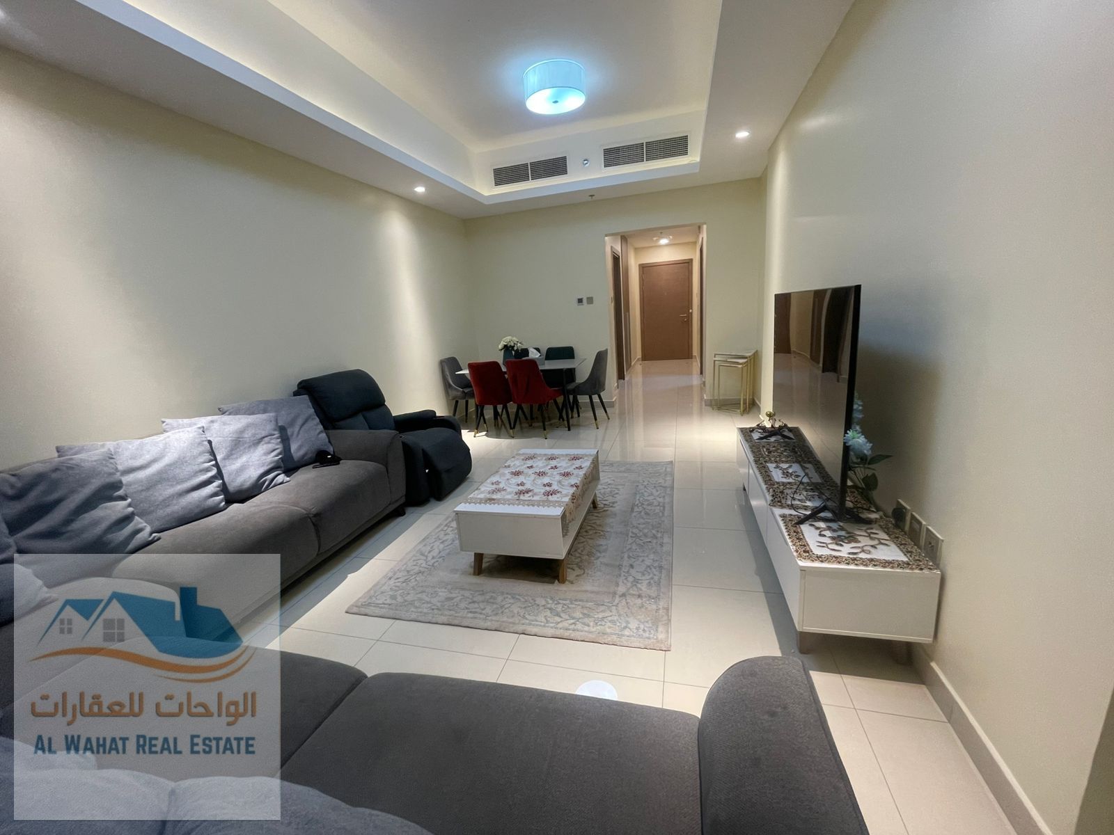 Furnished One-Bedroom Apartment for Monthly Rent – Gulf Tower Ajman's Most Prestigious Tower Available Now A distinctive apartment in a
