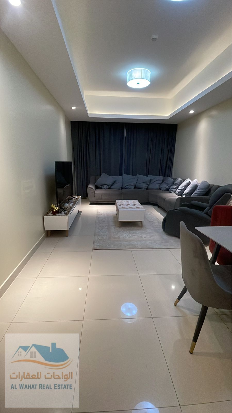 Furnished One-Bedroom Apartment for Annual Rent – Gulf Tower Ajman's Most Prestigious Tower Available Now An elegant apartment in a pres