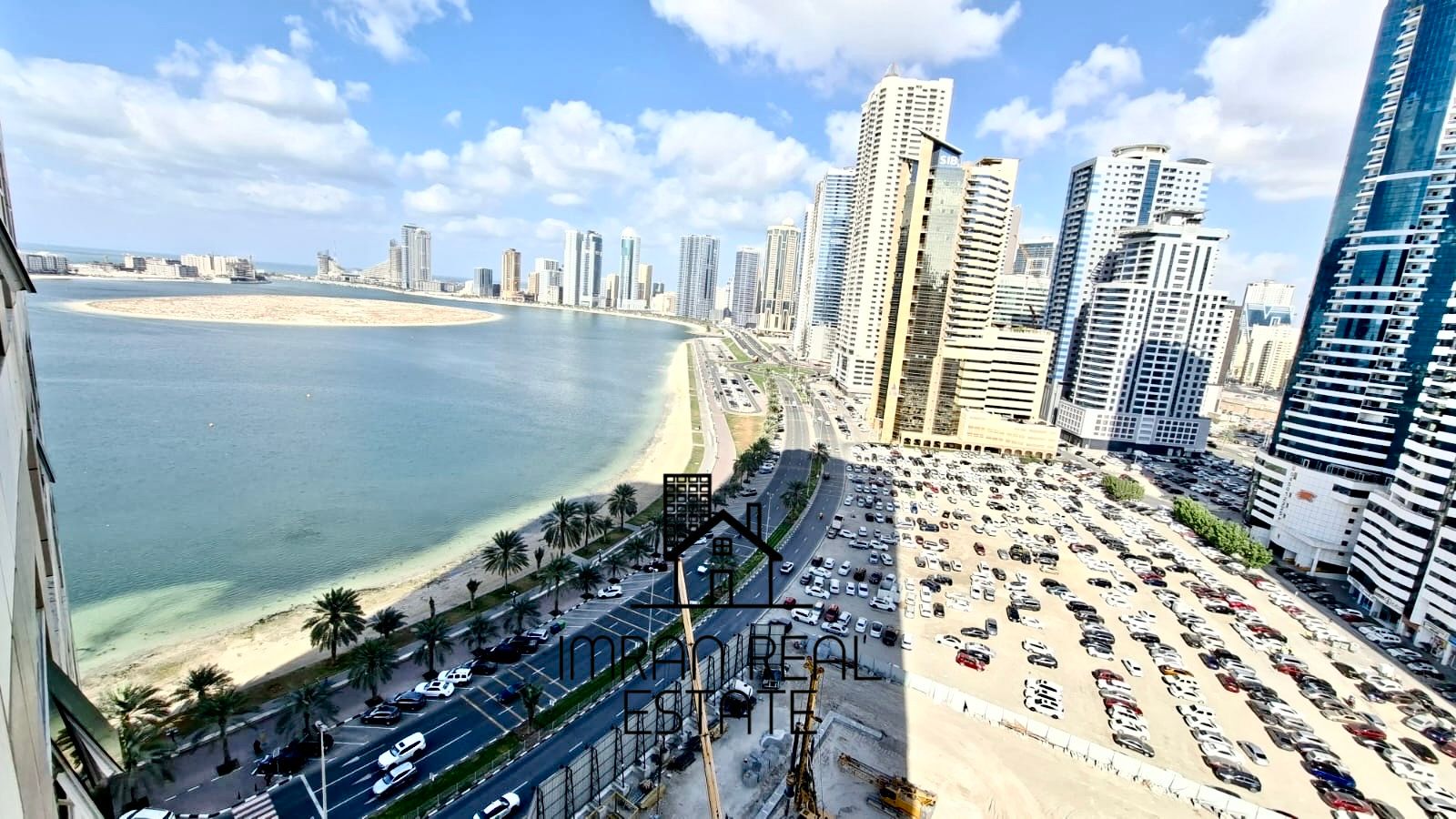 Spacious 1BHK with Seaview Balcony Wardrobes All Amenities Free Parking