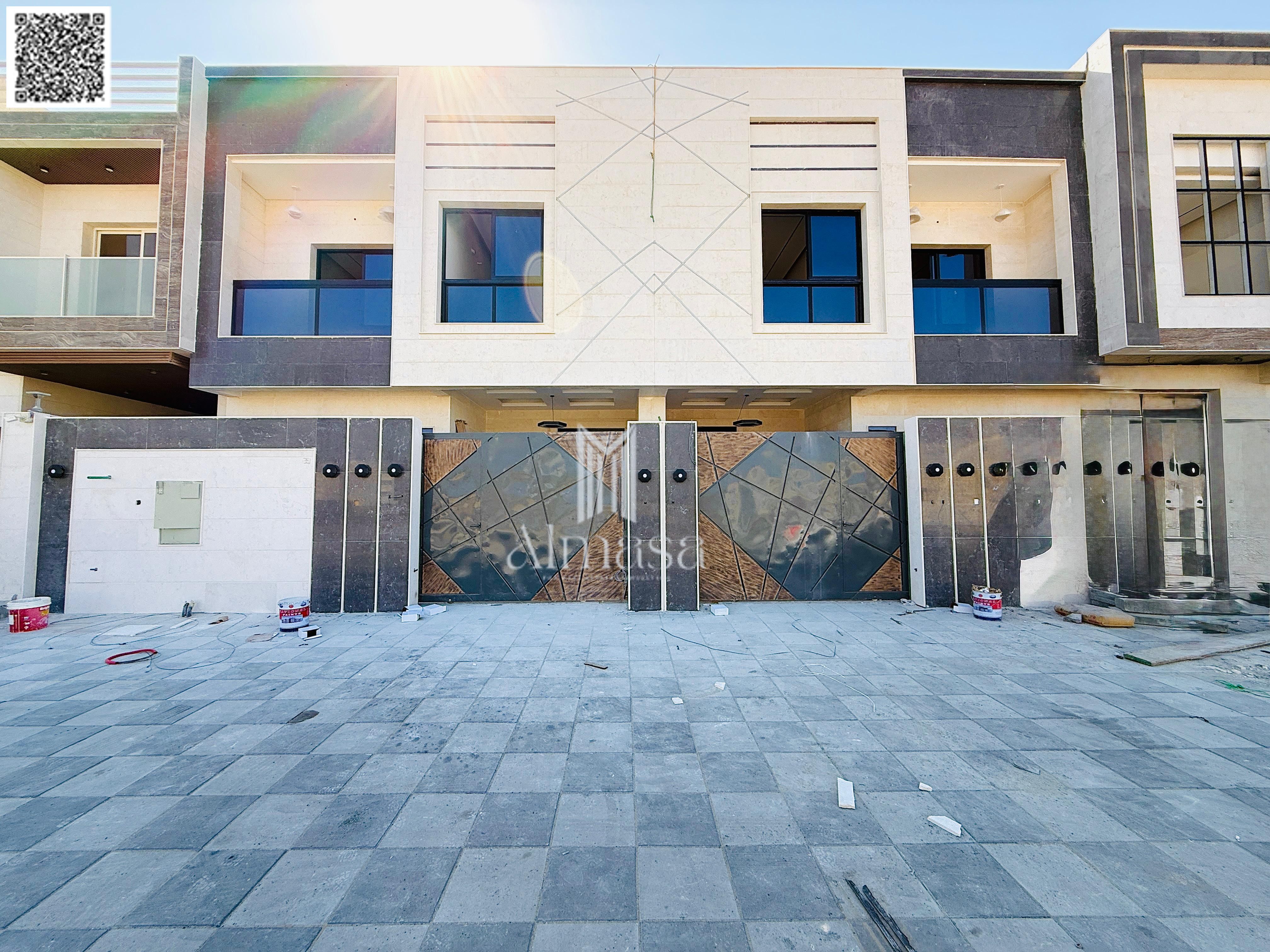 Villa for sale in Al Bahia, a quiet and developing residential area in Ajman, known for its practical location