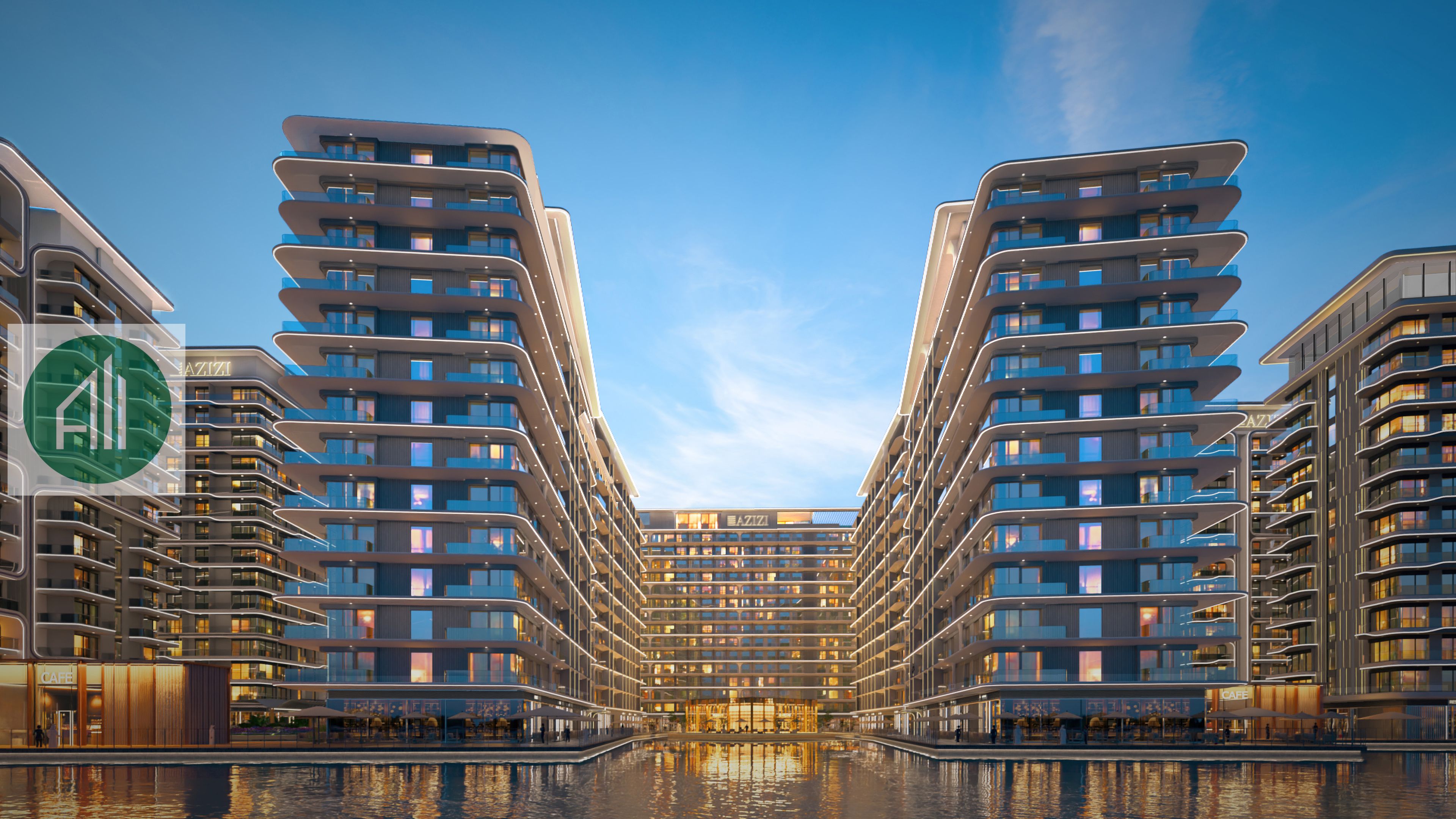 1Bedroom Apartment with Venetian Design & Strategic Location – Azizi Venice