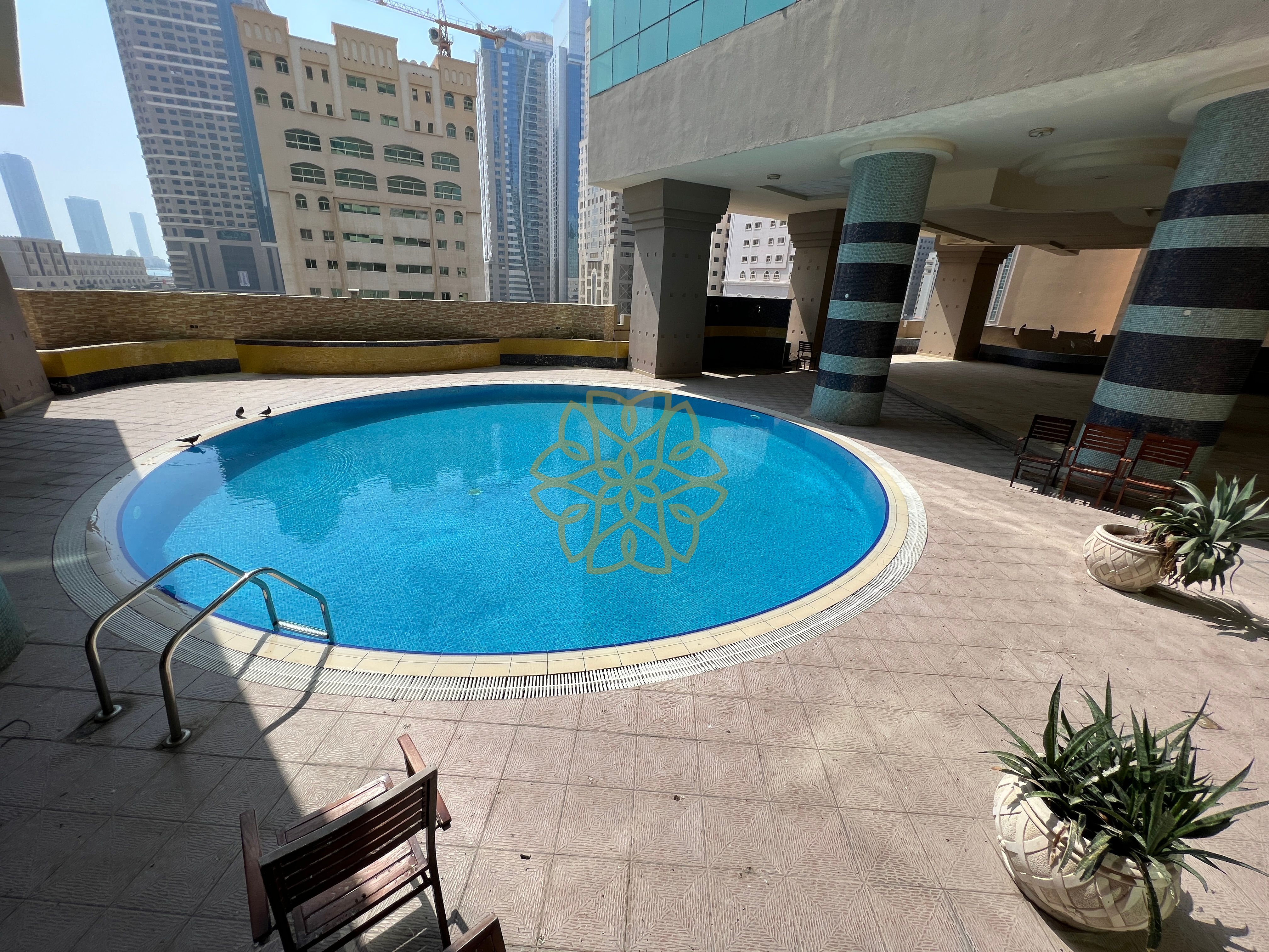Panoramic View | Free AC,Gym,Pool | Luxury 2-BR | Master BR,Wardrobes | Close Qasba Canal