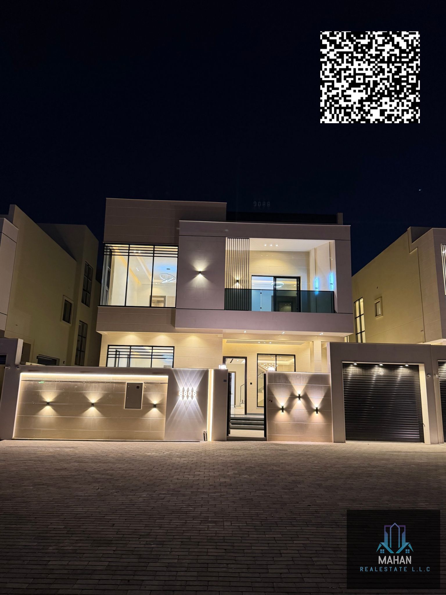 Modern 5 Master Bedroom Villa on Main Road | Prime Location Al Helio 2 | Big Parking | Central AC | Hall, Majlis, Roof | AED 1.8M Only