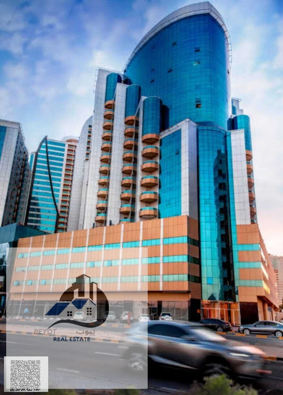 Studio apartment for monthly rent in Ajman, Orient Towers.