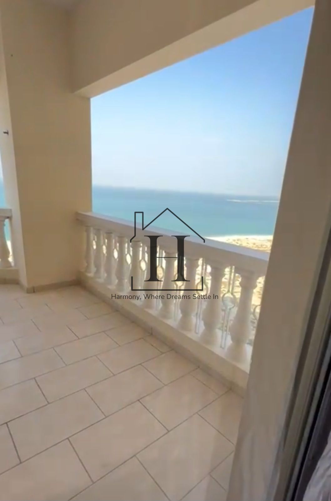 Serene Blue Water View l Spacious Terrace l Junior 1 bedroom l Big Bathroom l Built-In Wardrobe l Pool l Beach