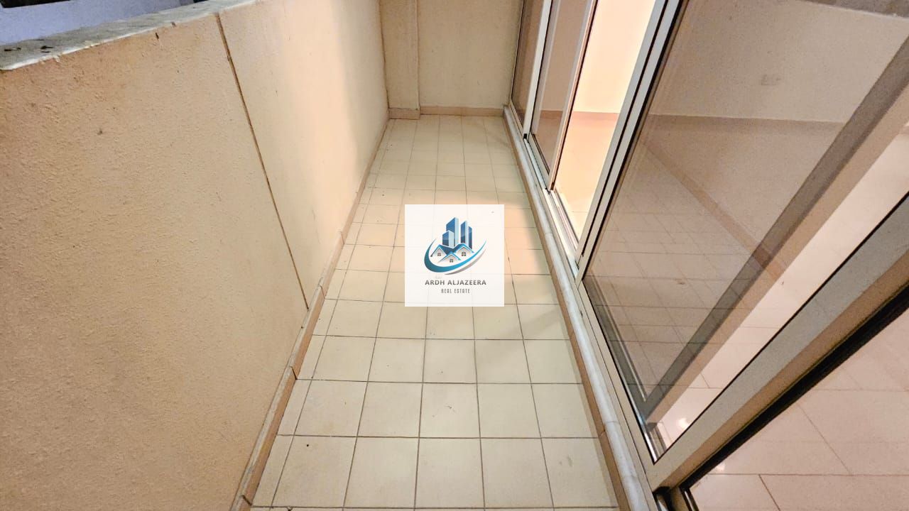 Chiller free gym phool free 2bhk with balcony 3 washroom wardrobes just in 55k opp sahara centre in al nahda sharjah