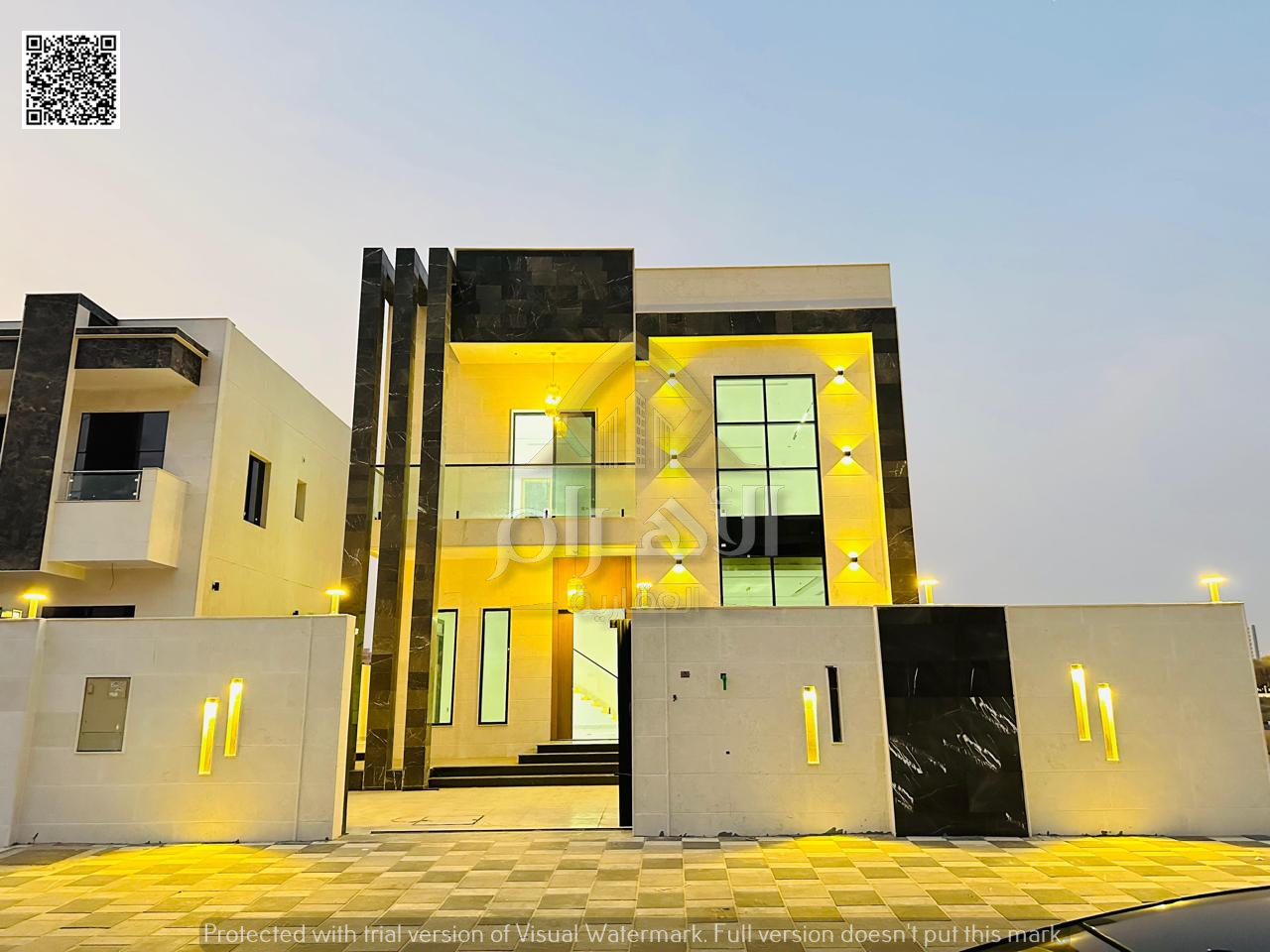 A unique opportunity to own a villa, including registration and ownership fees, modern with an elegant design and a strategic location on a main stree