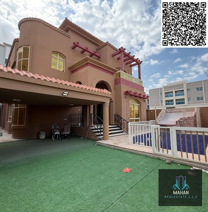 VIP Furnished Villa for Rent – Ajman Al Rawda 2 Prime Location: Al Rawda 2, close to Sheikh Ammar Road VIP Area – easy access to all services Villa Details: • 5 Master Bedrooms • Spacious Hall • Elegant Majlis • Fully equipped Kitchen • Maid’s Roo