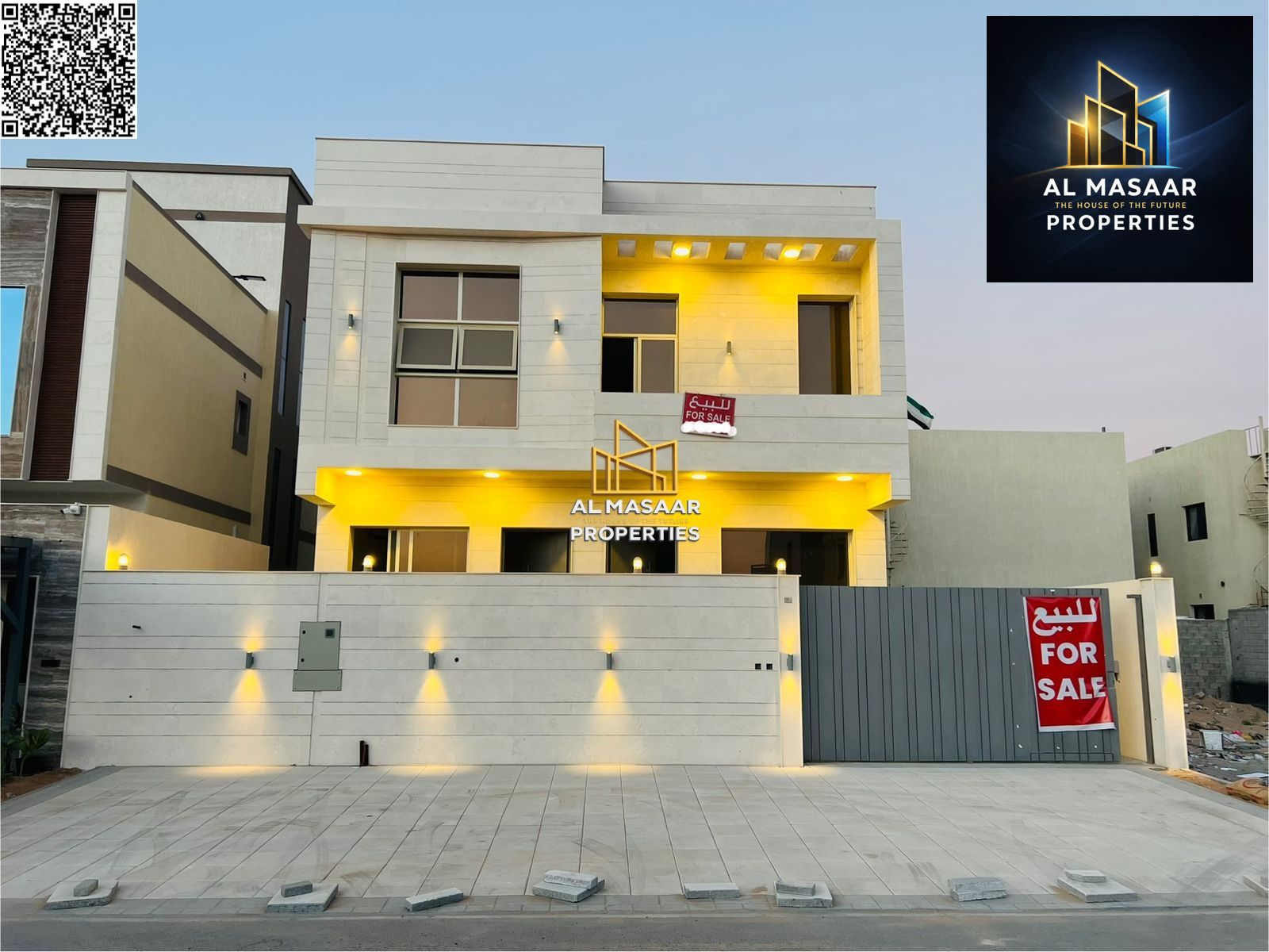 Villa directly from the owner in one of Ajman's most prestigious areas, freehold ownership including registration fees