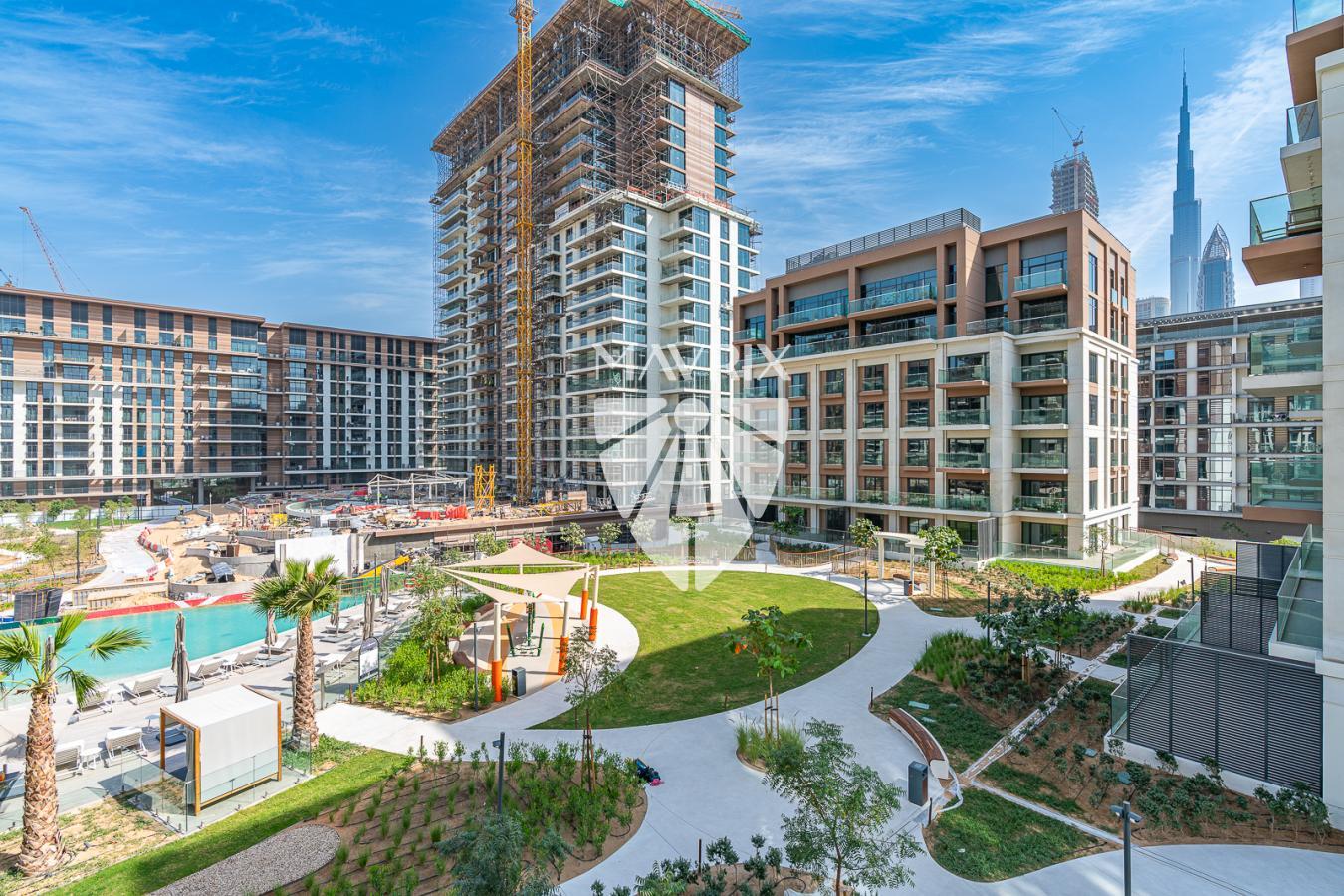 Corner 2BR | Full Park & Burj View | Best Deal