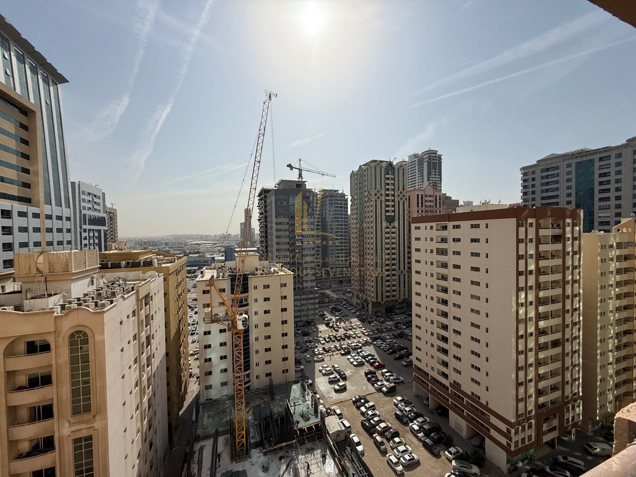 For rent One-bedroom apartment with living room in Manazil Tower 2,
