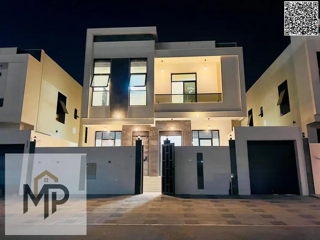 Luxury villa in the best residential location in Ajman | Includes air conditioning with payment facilities | Freehold ownership for all nationalities