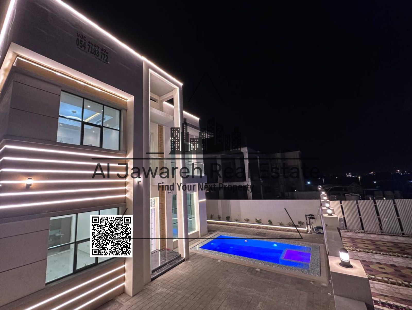Luxury villa for sale in Al Yasmin area | Spacious areas | High-end finishing | Equipped with a smart control system |