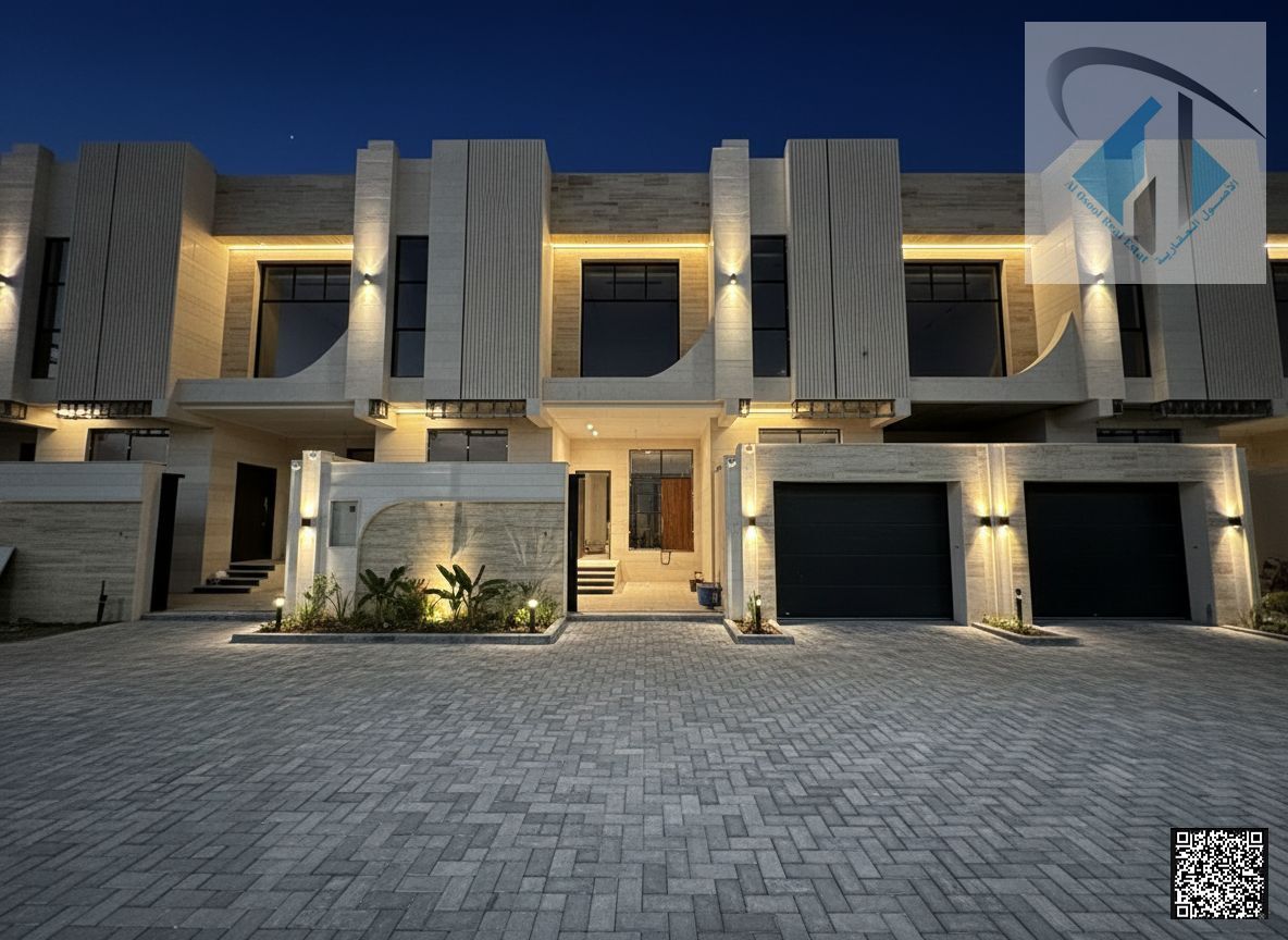 For sale, a new villa with a large yard, the first resident, close to the Mohammed bin Zayed exit, with the possibility of bank financing for a period