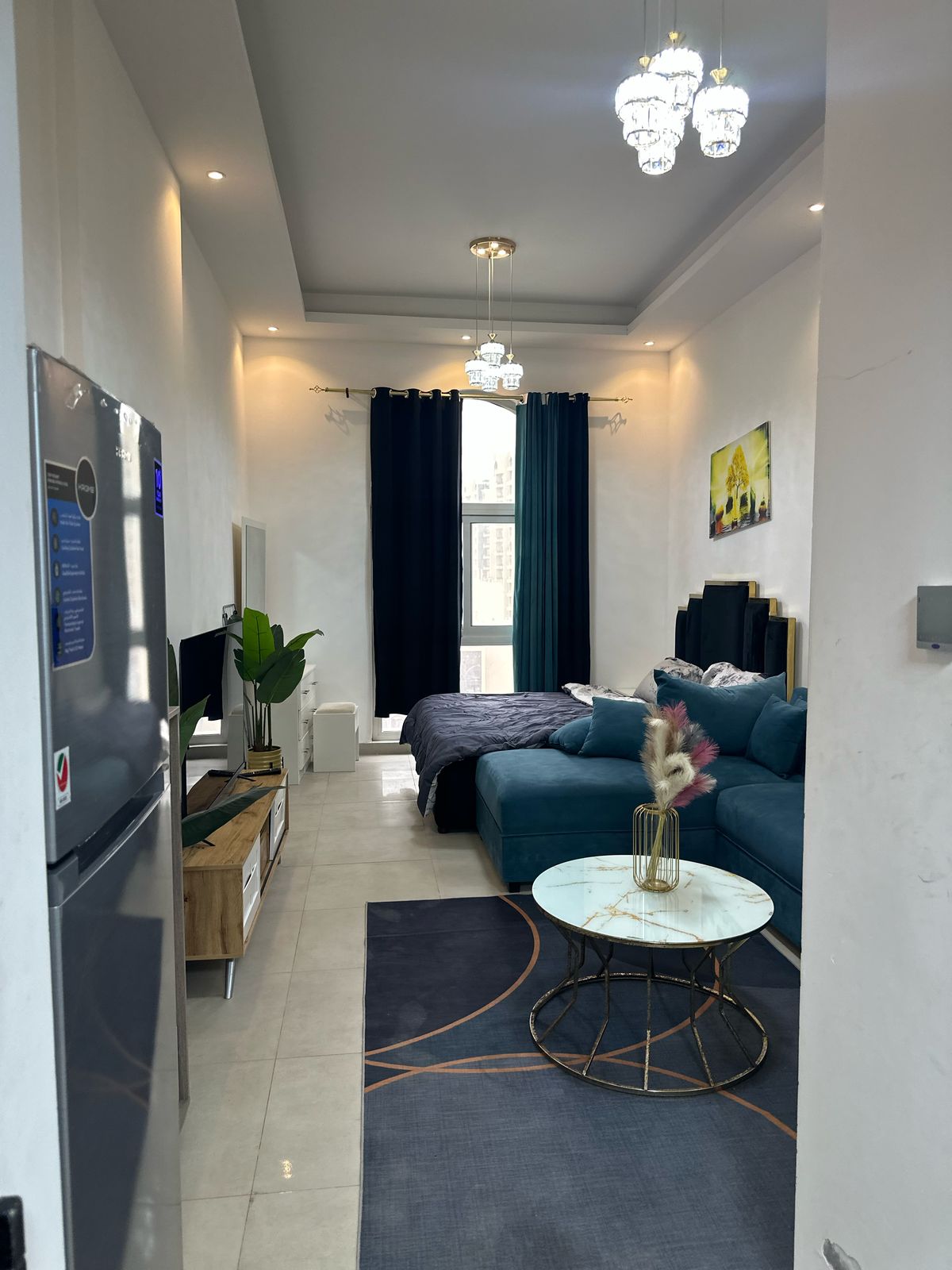 Furnished studio apartment for monthly rent in Ajman, Al Rashidiya 1