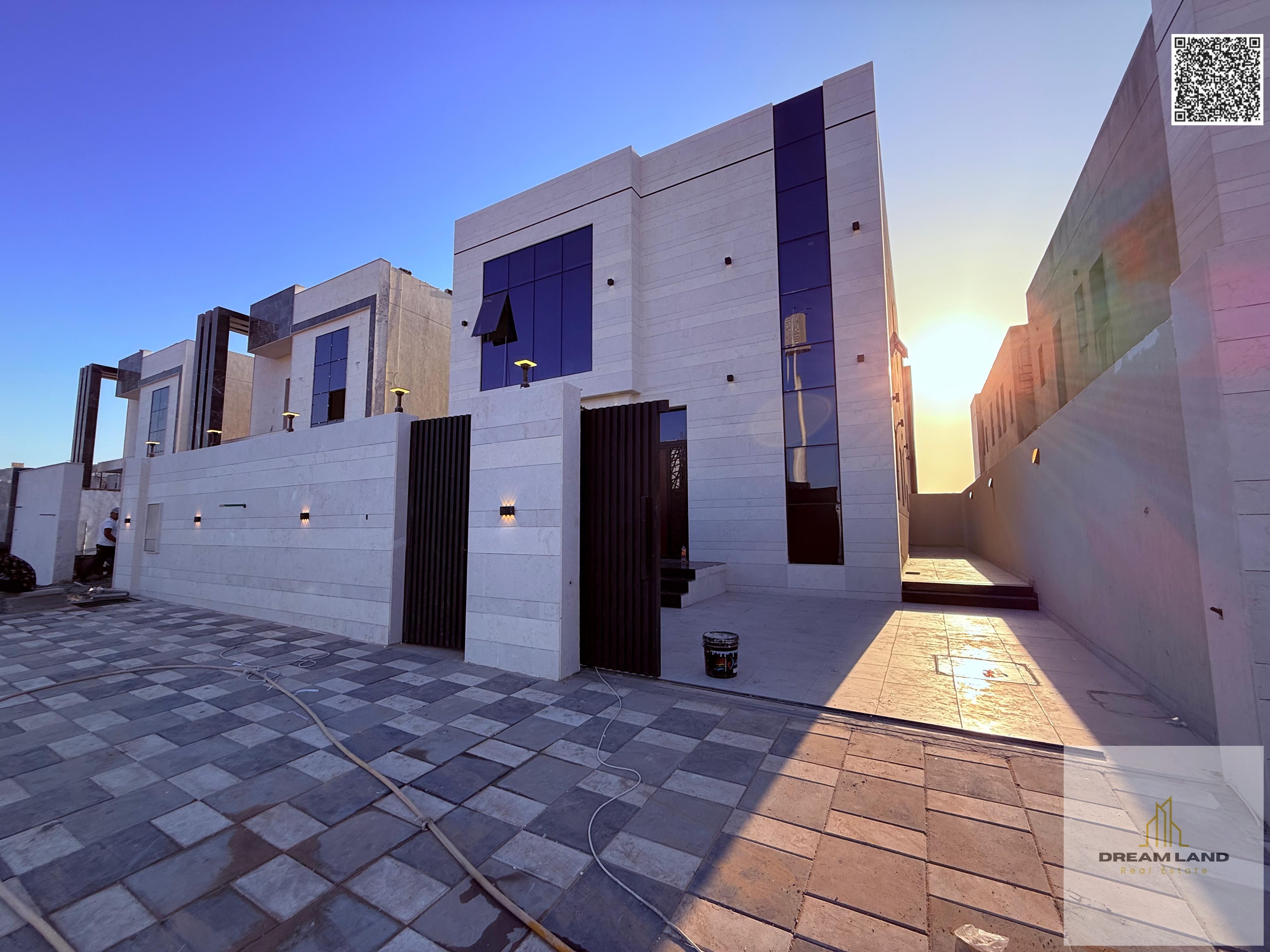 Luxury villa with European stone design near Dubai and Sharjah