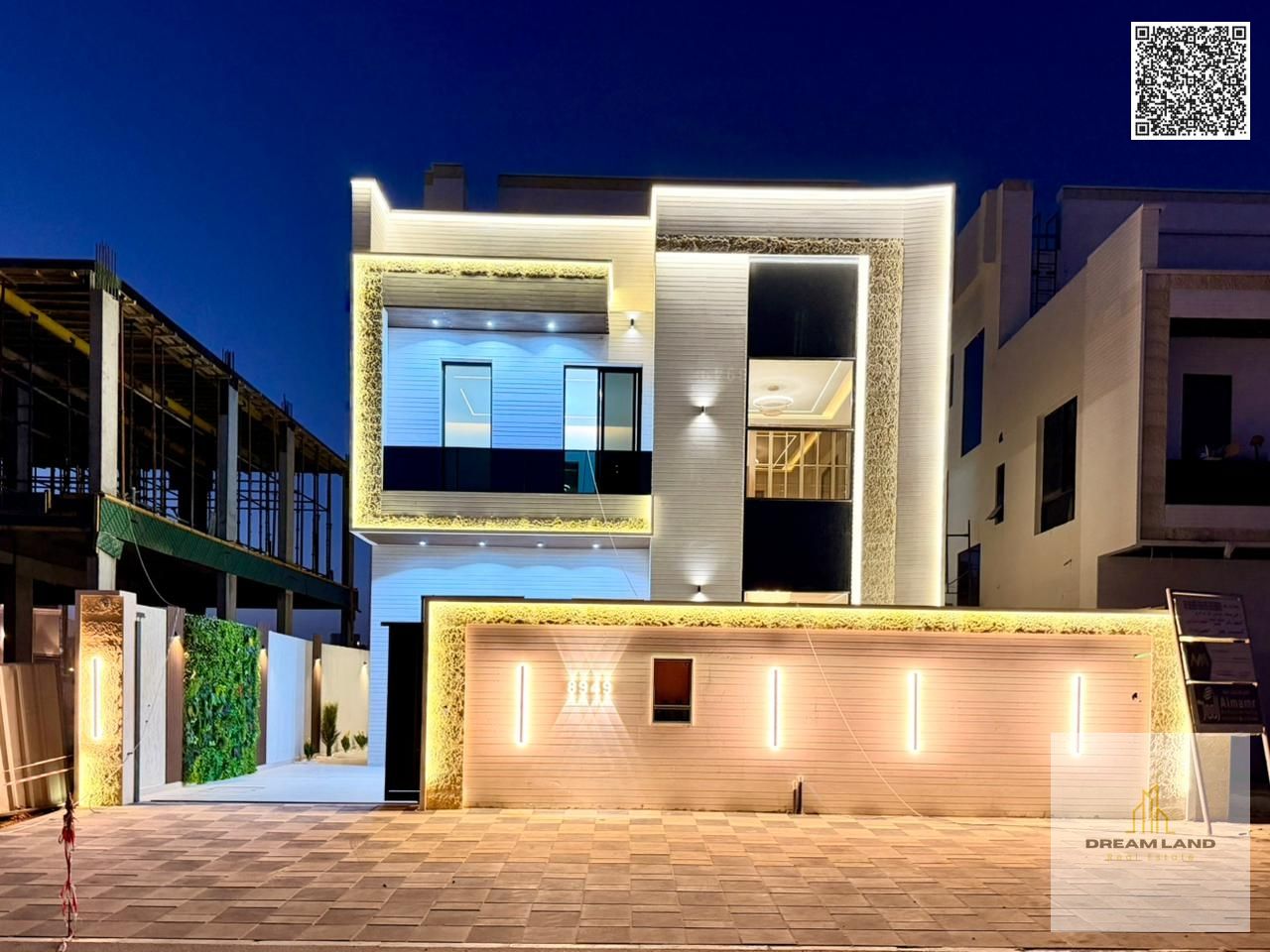 European-style villa with a modern design in Al Zahia, priced inclusive of registration and ownership fees, with bank financing or cash available. Own