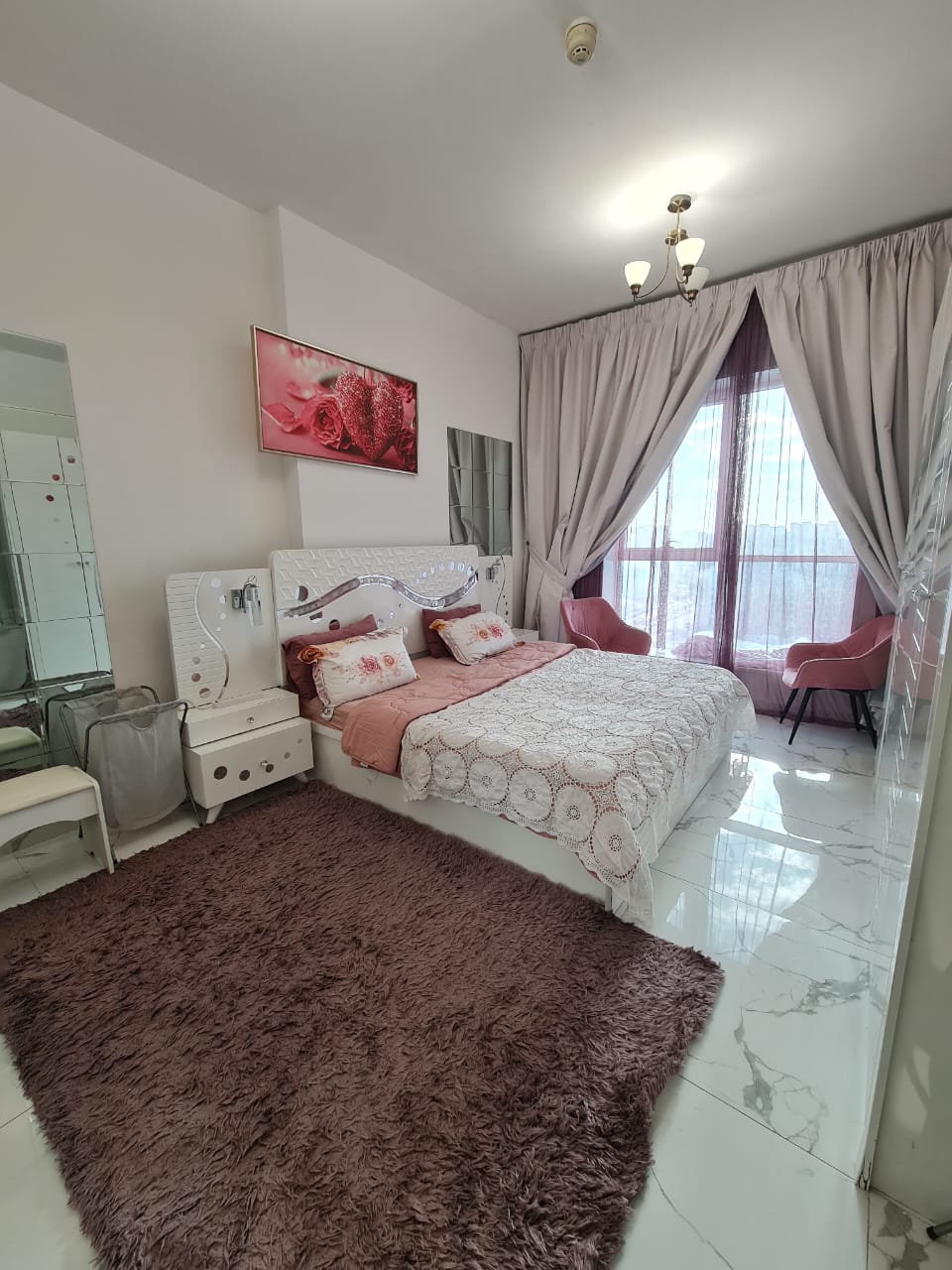 Furnished One Bedroom Monthly Al Waha Tower Luxury Furniture Free Gym And Pool Full Service Tower Prime Location Ready To Move In