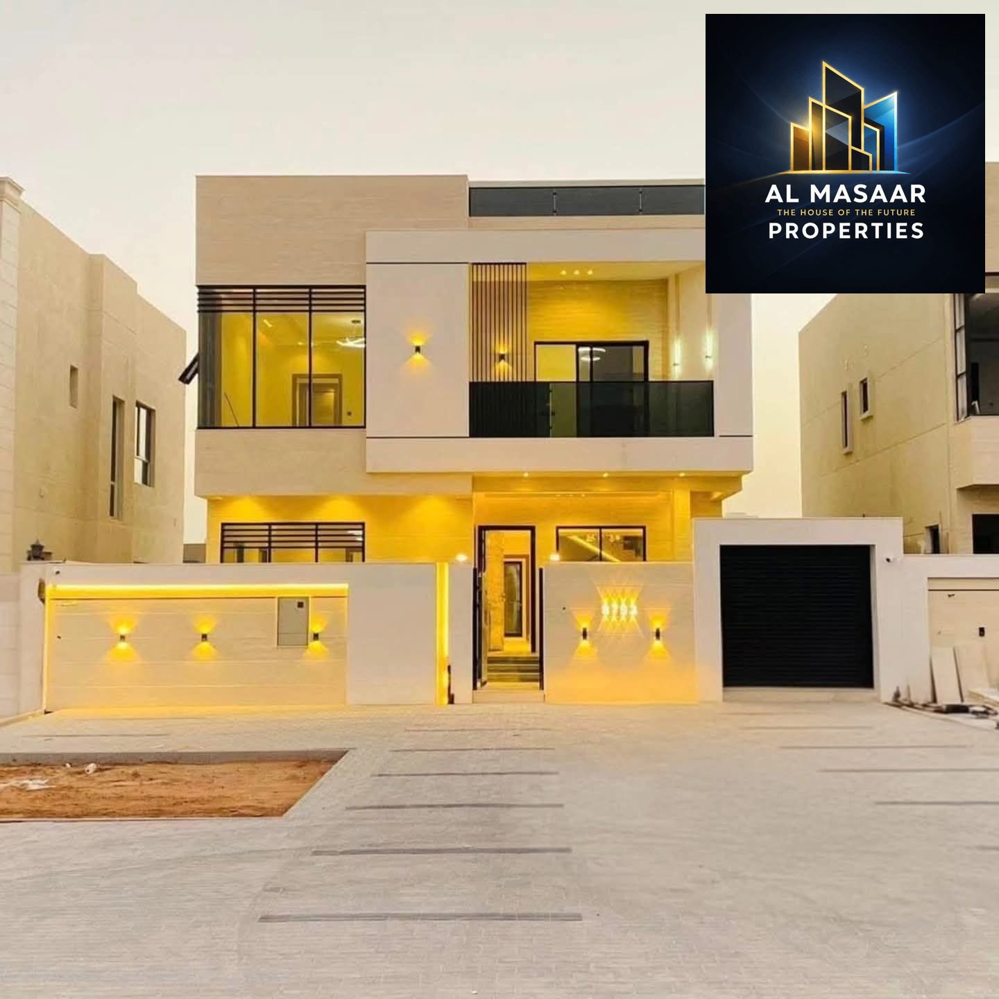 Villa for sale at a very attractive price in Ajman, Al Zahiyah area. Bank financing available. VIP finishing - built and finished to a high standard w