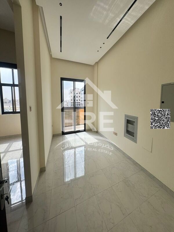 Upscale2droom apartment hall, annual rent in a prime location Al Jurf 3.