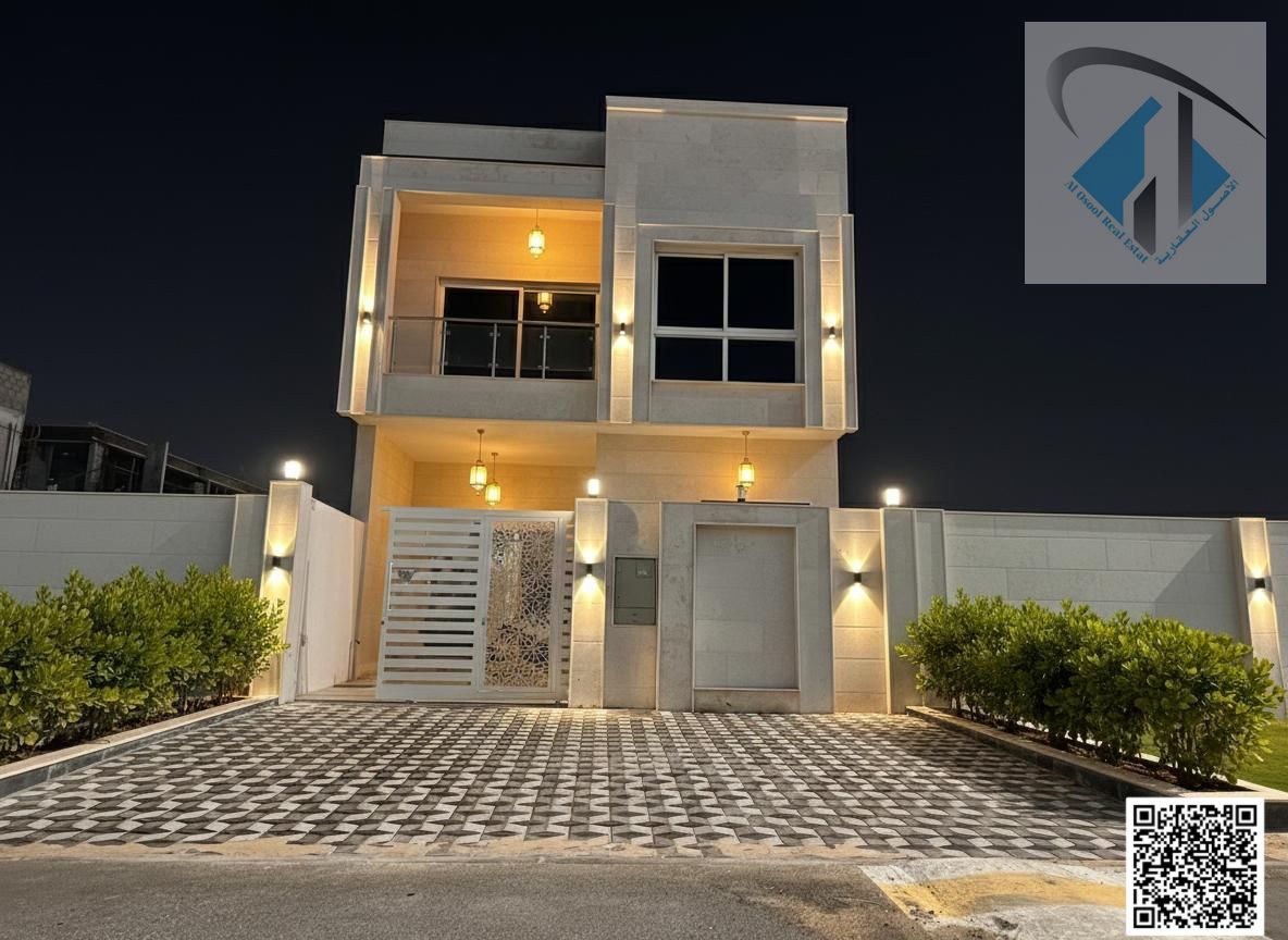 Villa for sale directly from the owner at a bargain price and without a down payment A modern villa near the mosque, one of the most luxurious villas