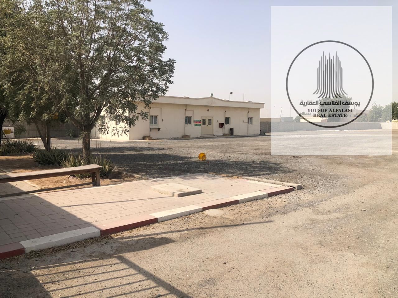 Yard land for rent in Al Saja’a Industrial Area 240,000 sq. ft single phase power