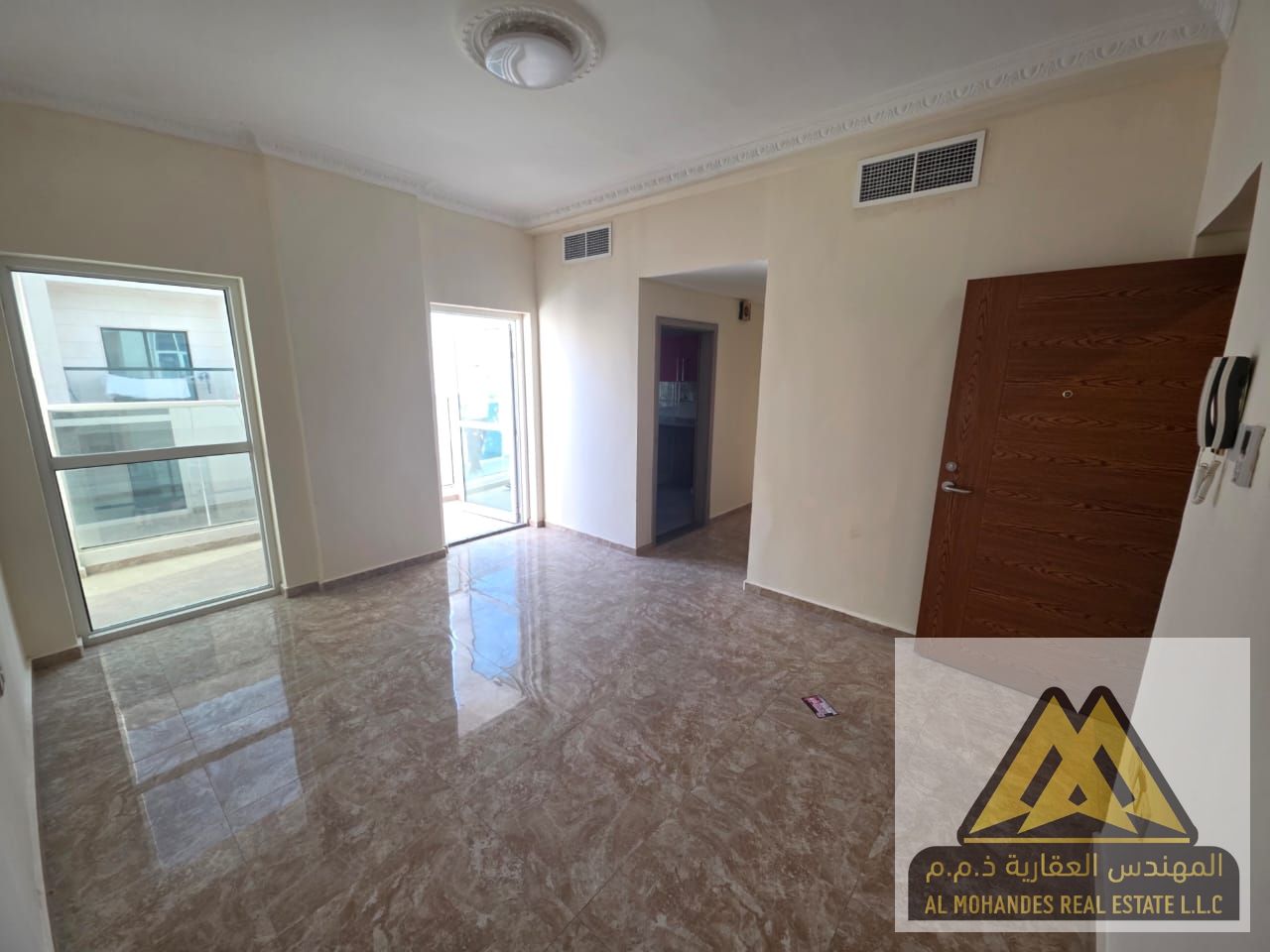 Two-bedroom apartment with a spacious living room, second occupant, clean finishing, suitable for family residence only, in an excellent location in A
