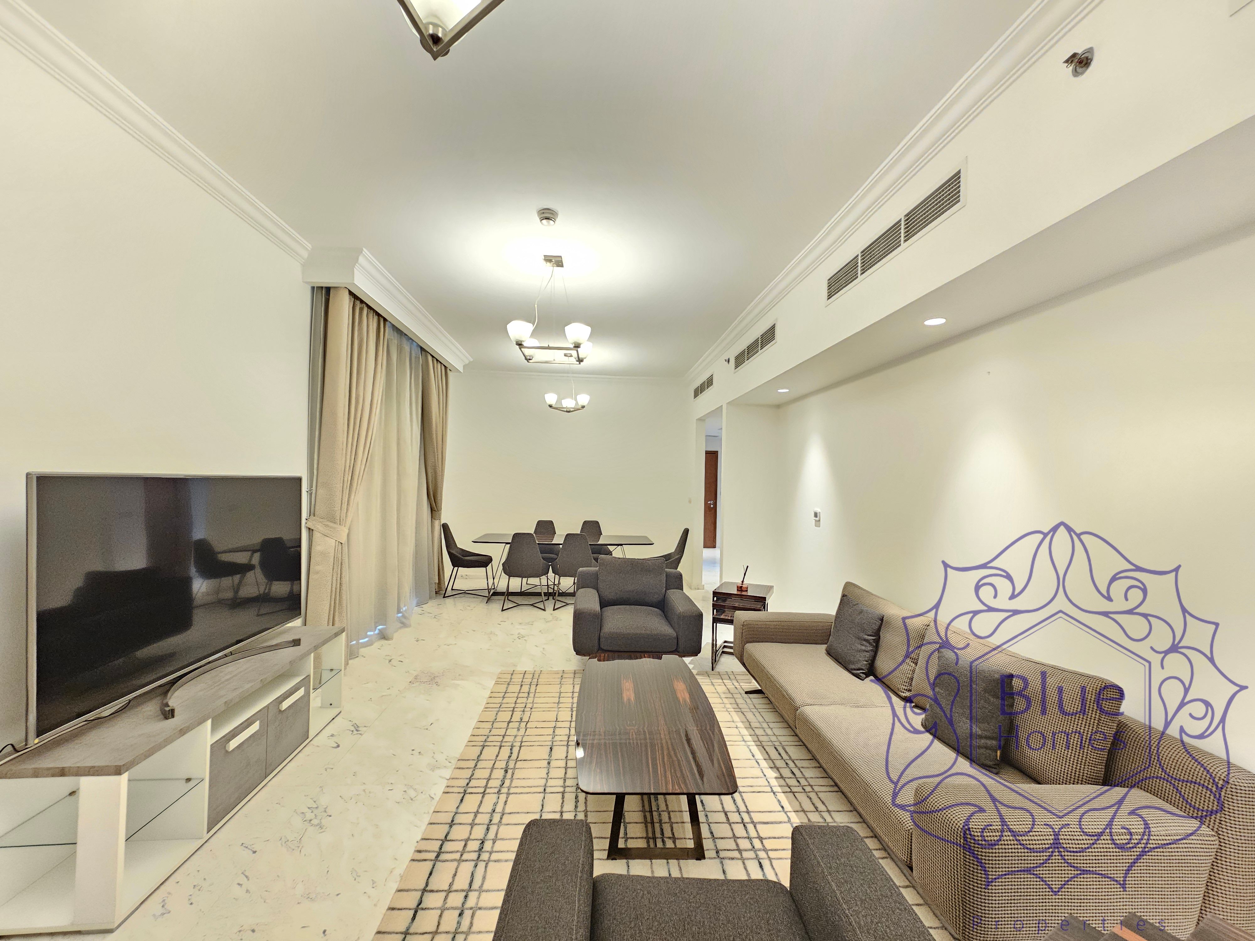Fully furnished ! 2BHK +laundry room Huge Terrace balcony open view near to American hospital oud metha