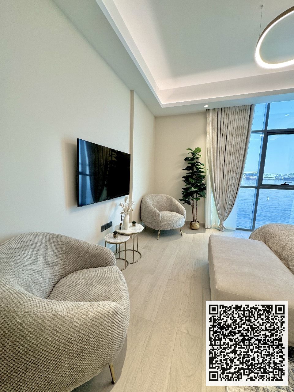 **Spacious 3-Bedroom Apartment with Living Room + 3 Bathrooms / High-Return Investment Opportunity / Directly on Ajman Creek / Close to Ajman Corniche